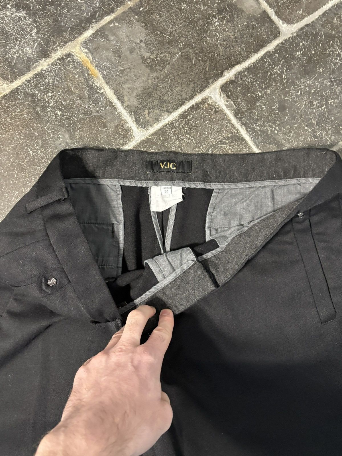 Versace Jeans Couture Versace Jeans Couture Trousers Vintage Versace JC Wool Pants Size US 35 - 7 Thumbnail