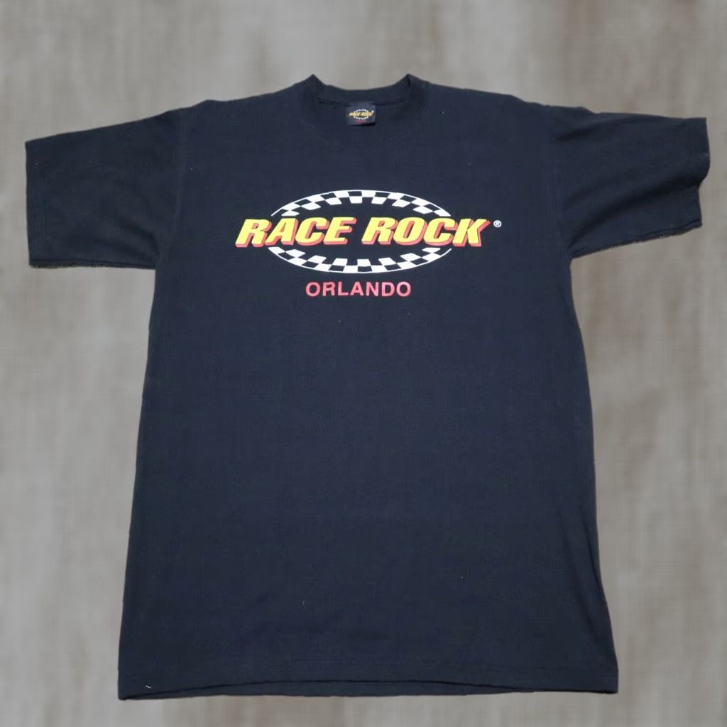 Vintage VINTAGE RACE ROCK T-Shirt Men Large Black Short Sleeve Crew Neck Size US L / EU 52-54 / 3 - 1 Thumbnail