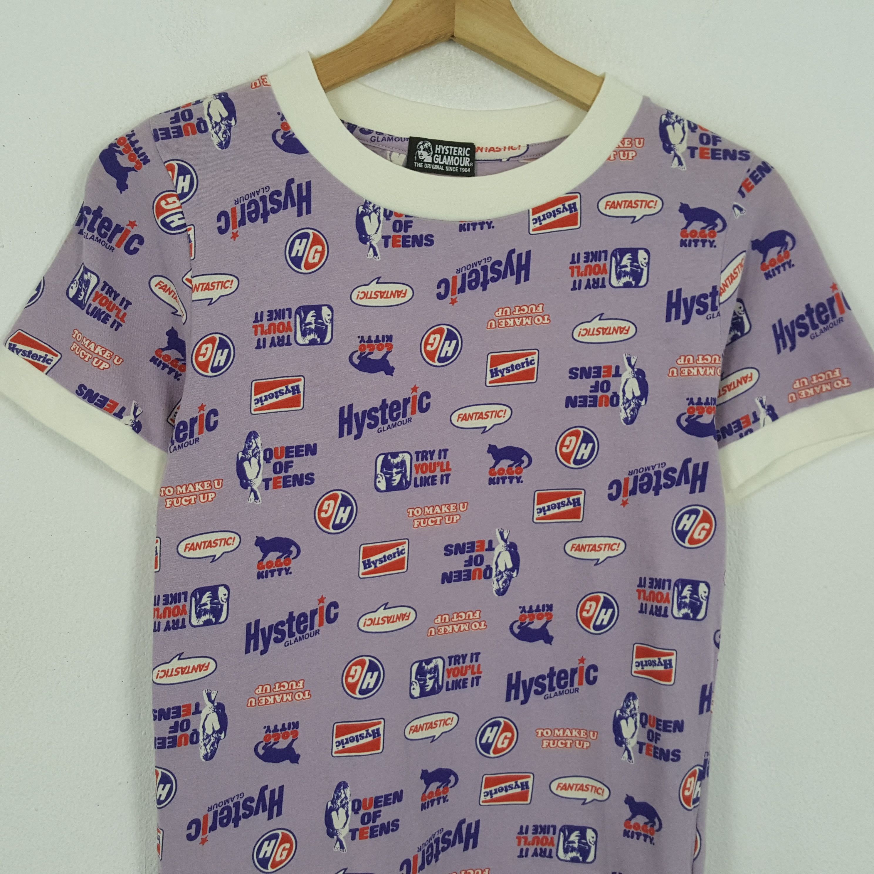 Hysteric Glamour × Japanese Brand × Vintage Vintage HYSTERIC GLAMOUR Japanese Fashion Brand T-Shirts Size XS / US 0-2 / IT 36-38 - 2 Thumbnail