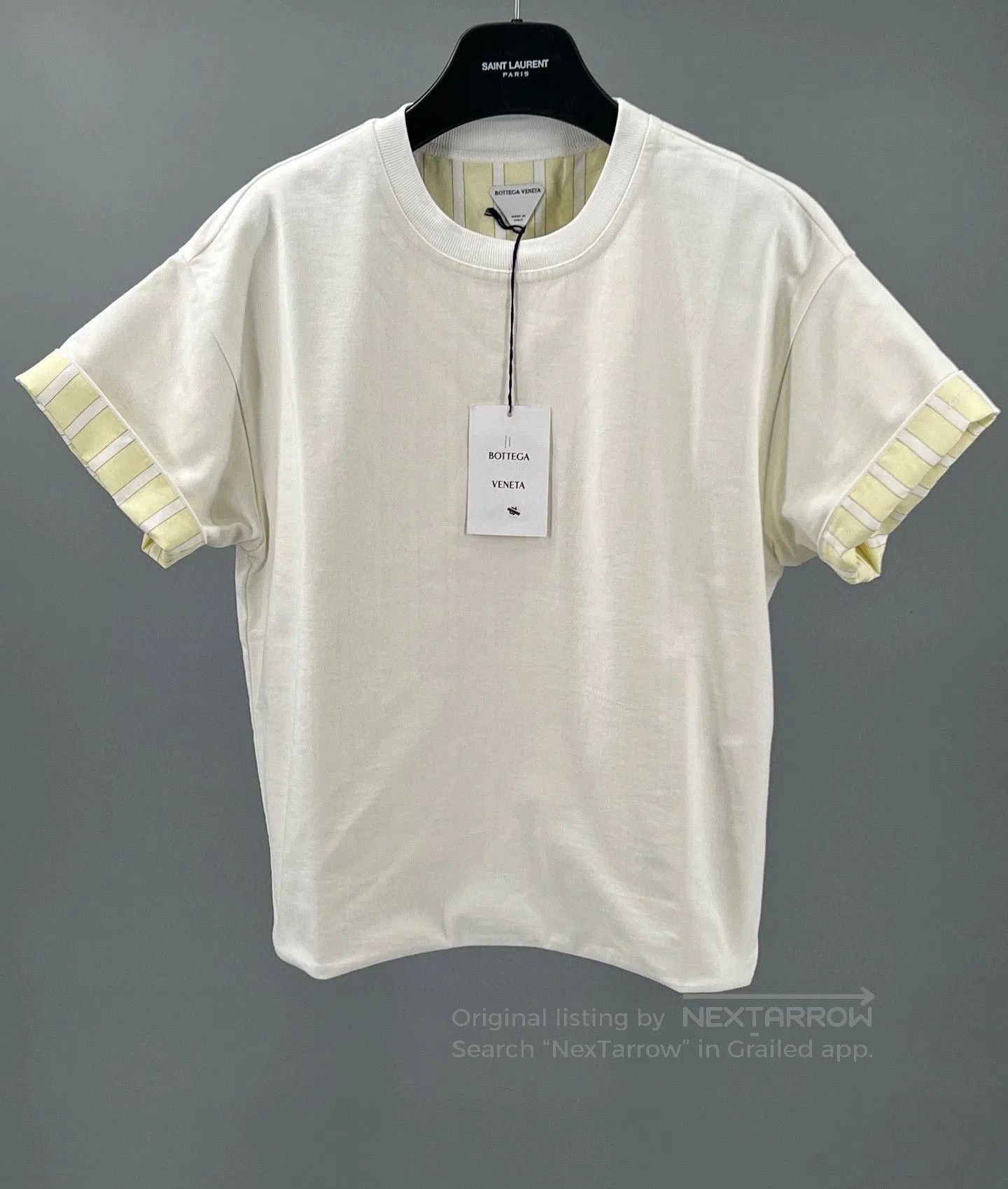 Bottega Veneta bottega veneta white cotton embroidered t-shirt. Size US S / EU 44-46 / 1 - 1 Thumbnail