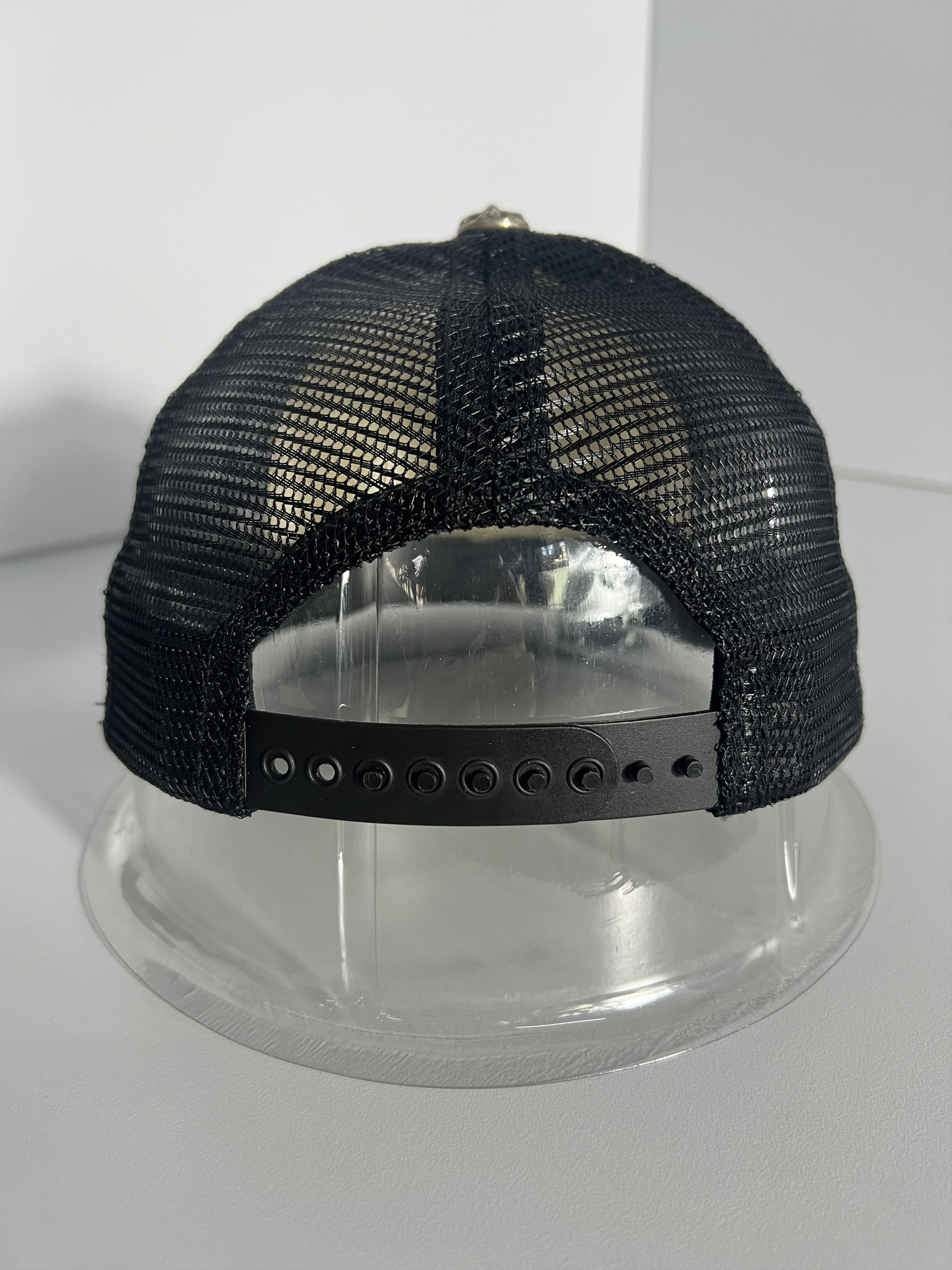 Chrome Hearts Chrome Hearts CH Hollywood USA Trucker Hat Black Size ONE SIZE - 4 Thumbnail
