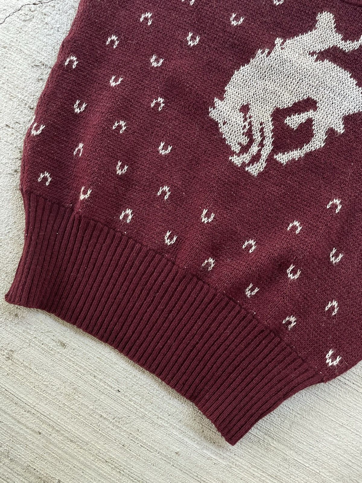 Vintage RARE Vintage 1930s Jantzen Rodeo Cowboy Sweater Size US S / EU 44-46 / 1 - 6 Thumbnail