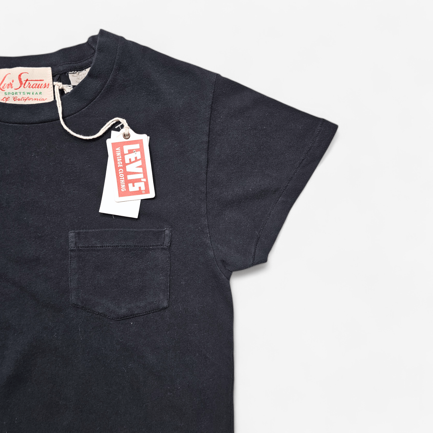 Levi's Vintage Clothing NWT LVC Levi's Vintage Clothing 1950s Sportswear Tee Black Size US XS / EU 42 / 0 - 3 Thumbnail