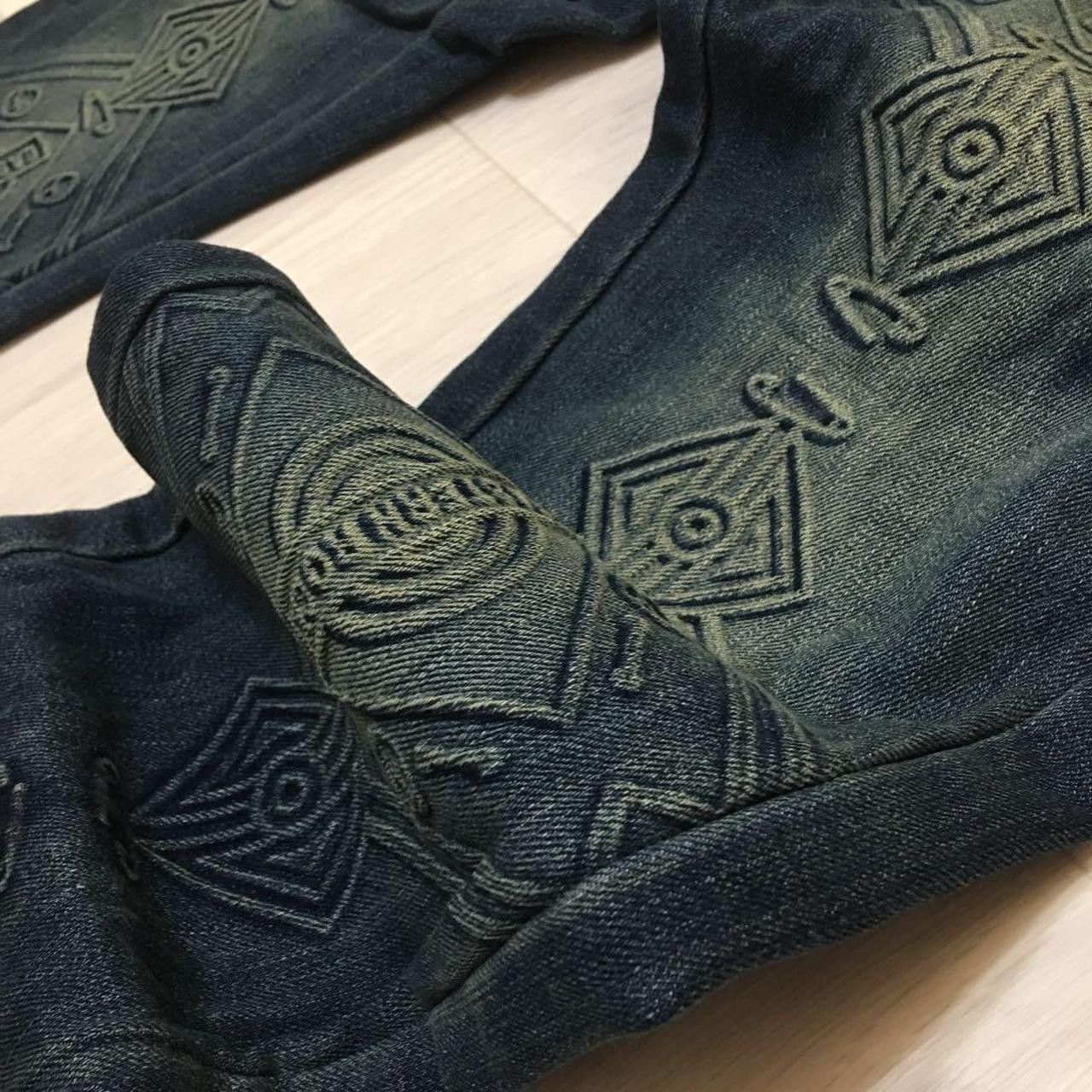 PPFM PPFM Embossed Batik Jeans Size US 30 / EU 46 - 2 Thumbnail