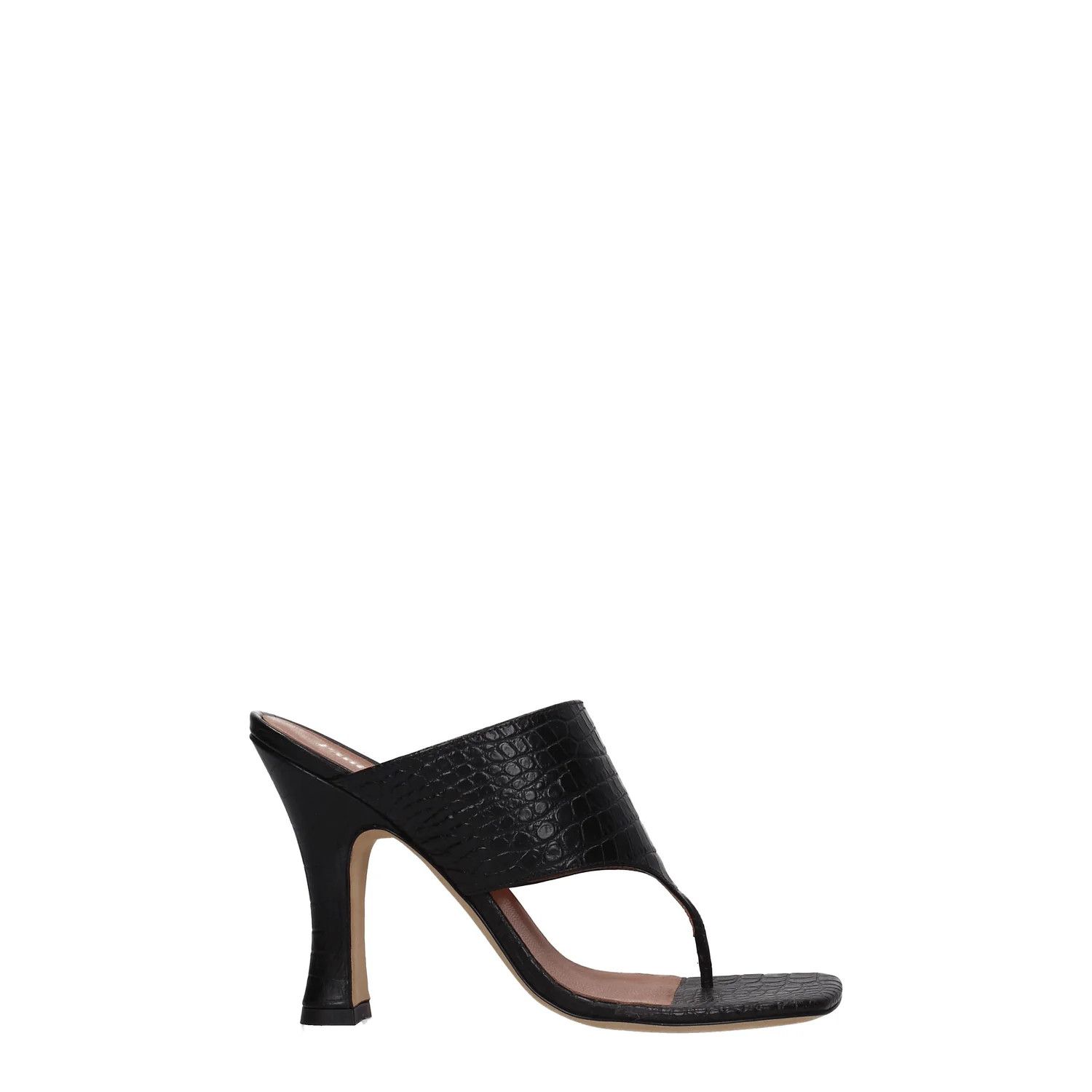 Paris Texas ob1o1e1124 Leather Sandals in Black Size US 6 / IT 36 - 1 Thumbnail