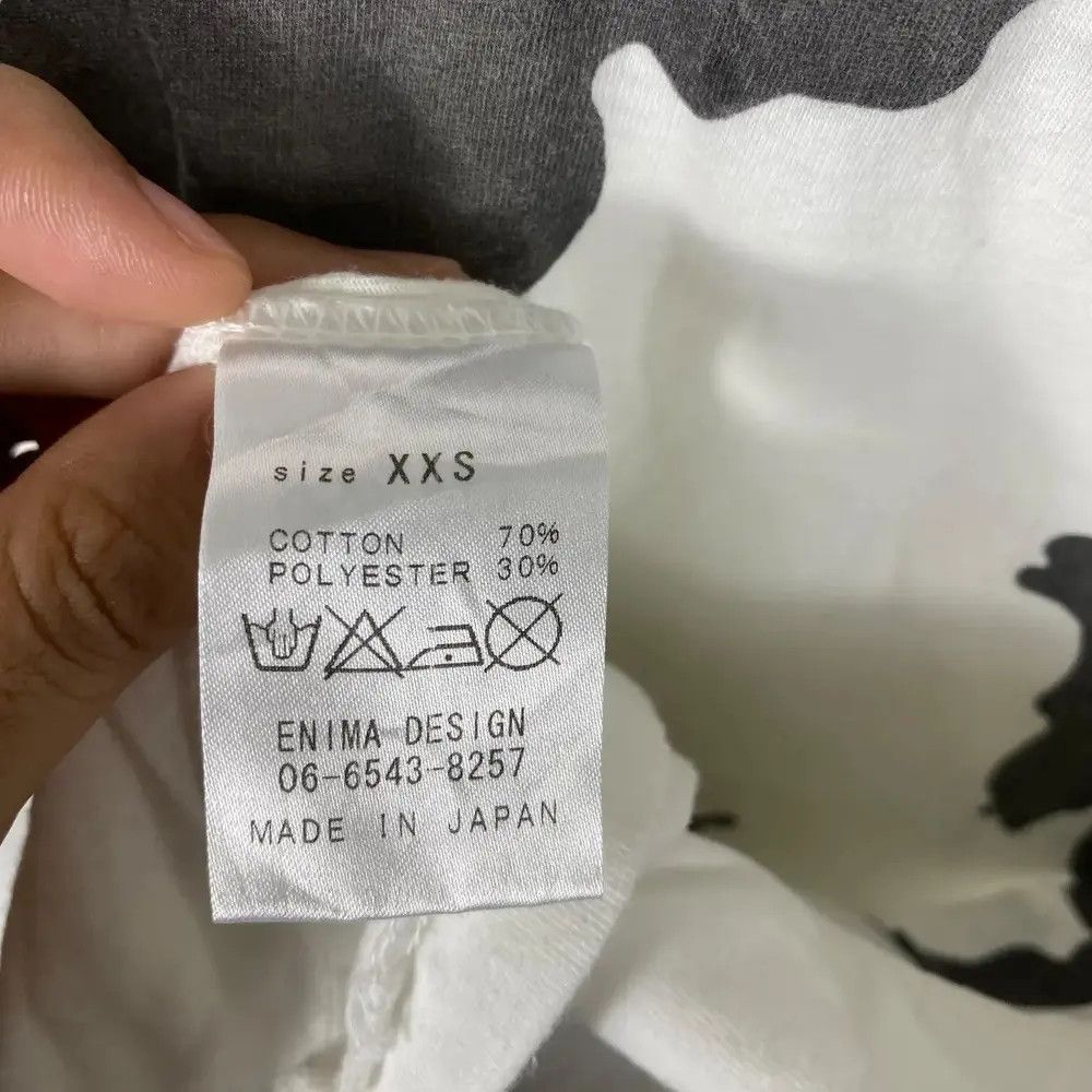 Japanese Brand HEALTH Erima Design Graphic V-Neck 3q Sleeve Tee Shirt Size US XXS / EU 40 - 6 Thumbnail