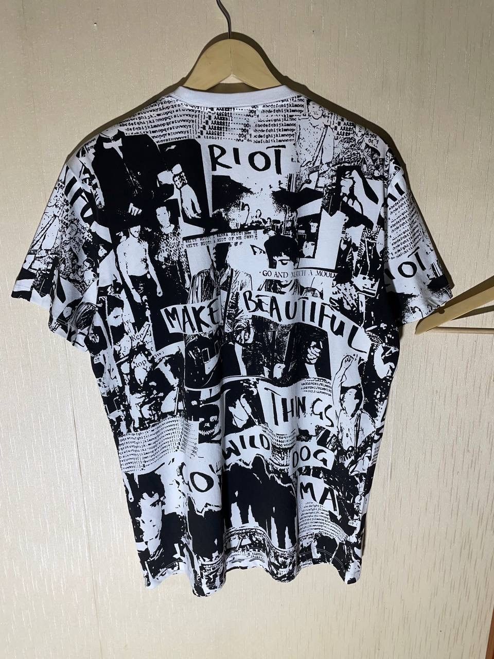 Diesel × Vintage Diesel Vintage Newspapers y2k T Shirt Size US XL / EU 56 / 4 - 2 Thumbnail