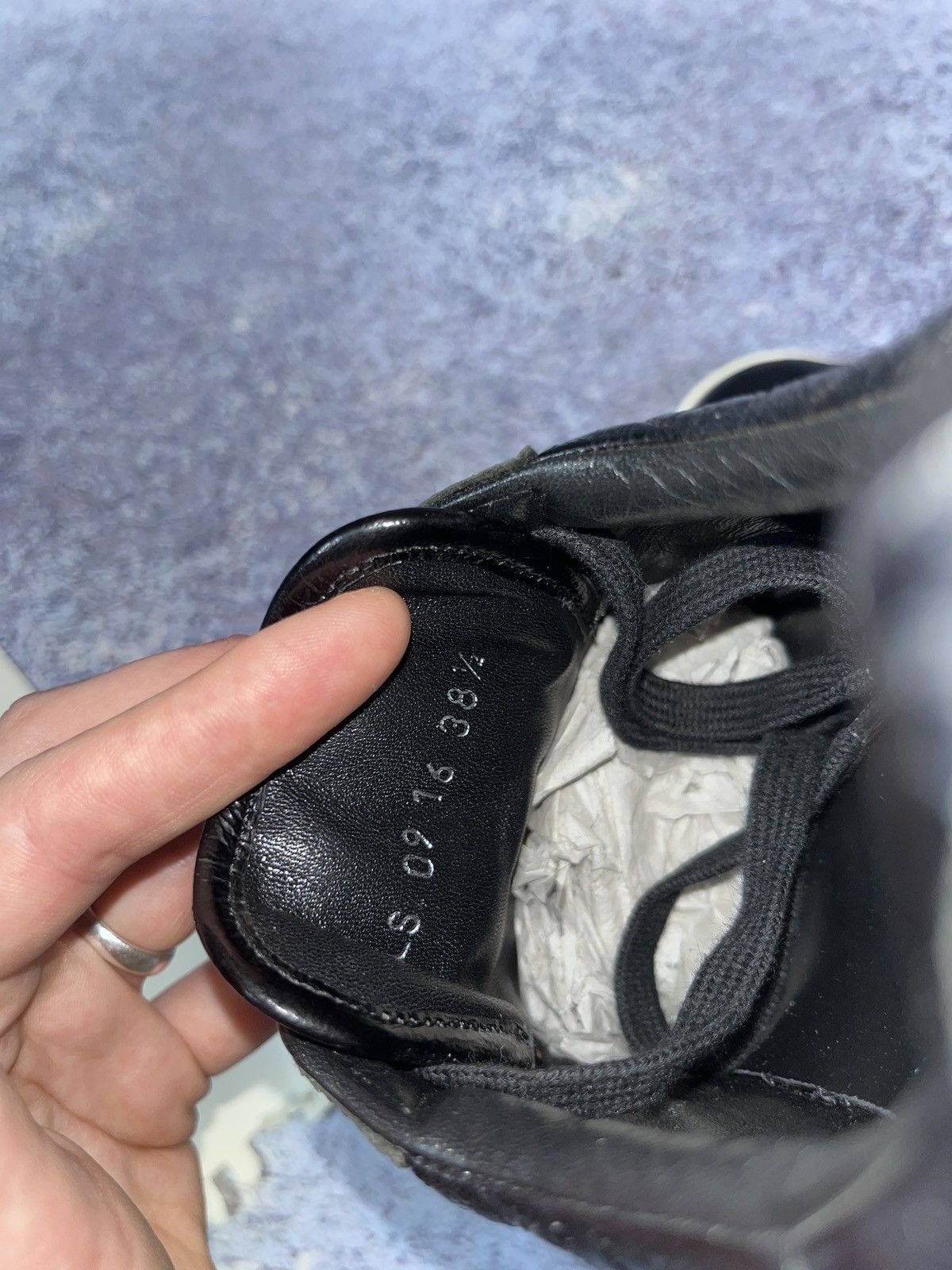 Dior New Dior Black Crinkled Patent Leather Move shoes trainers Size US 8.5 / IT 38.5 - 11 Thumbnail