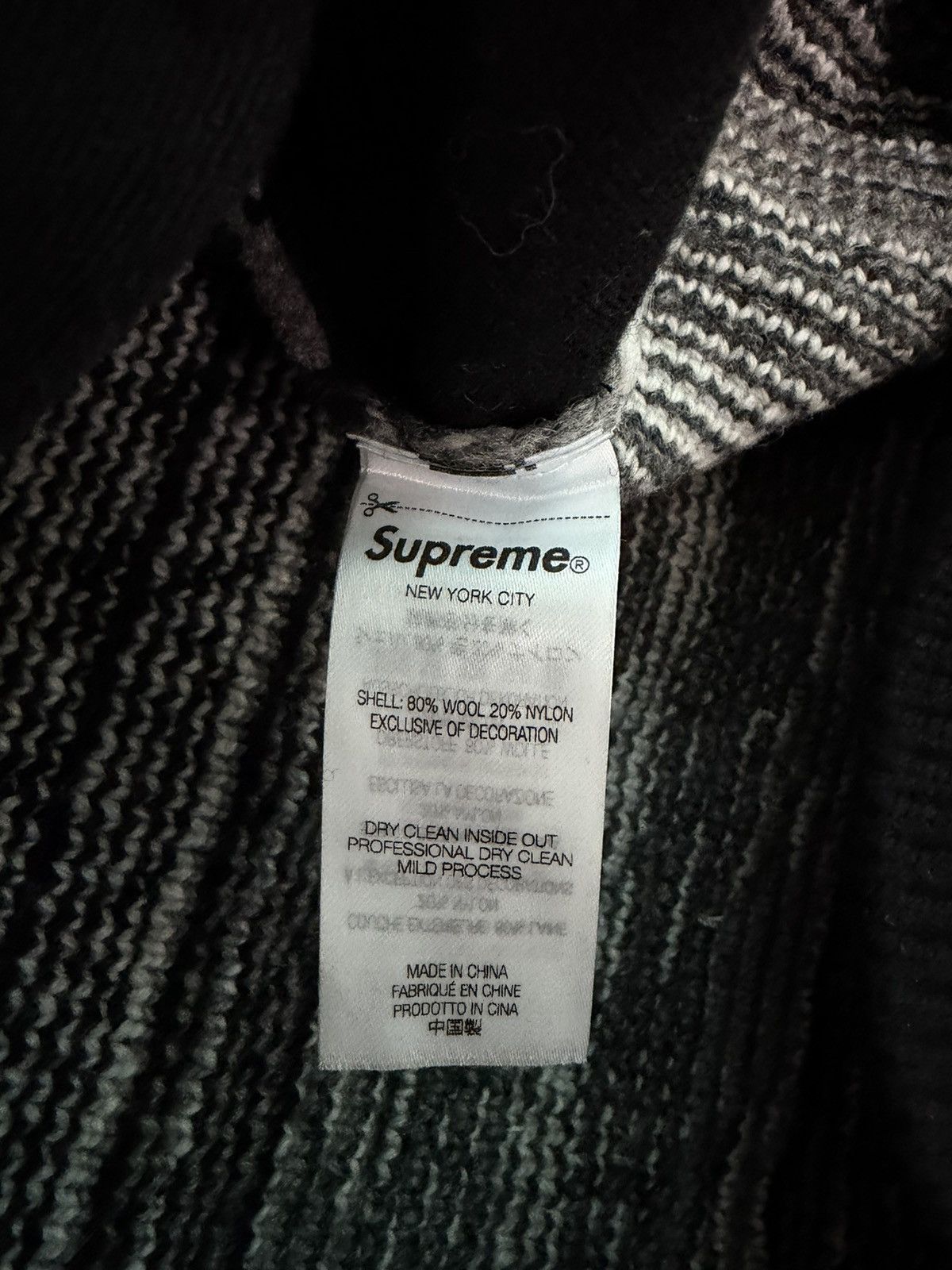 Supreme Supreme Beaded Zip Up Hooded Sweater Black Size US M / EU 48-50 / 2 - 4 Thumbnail