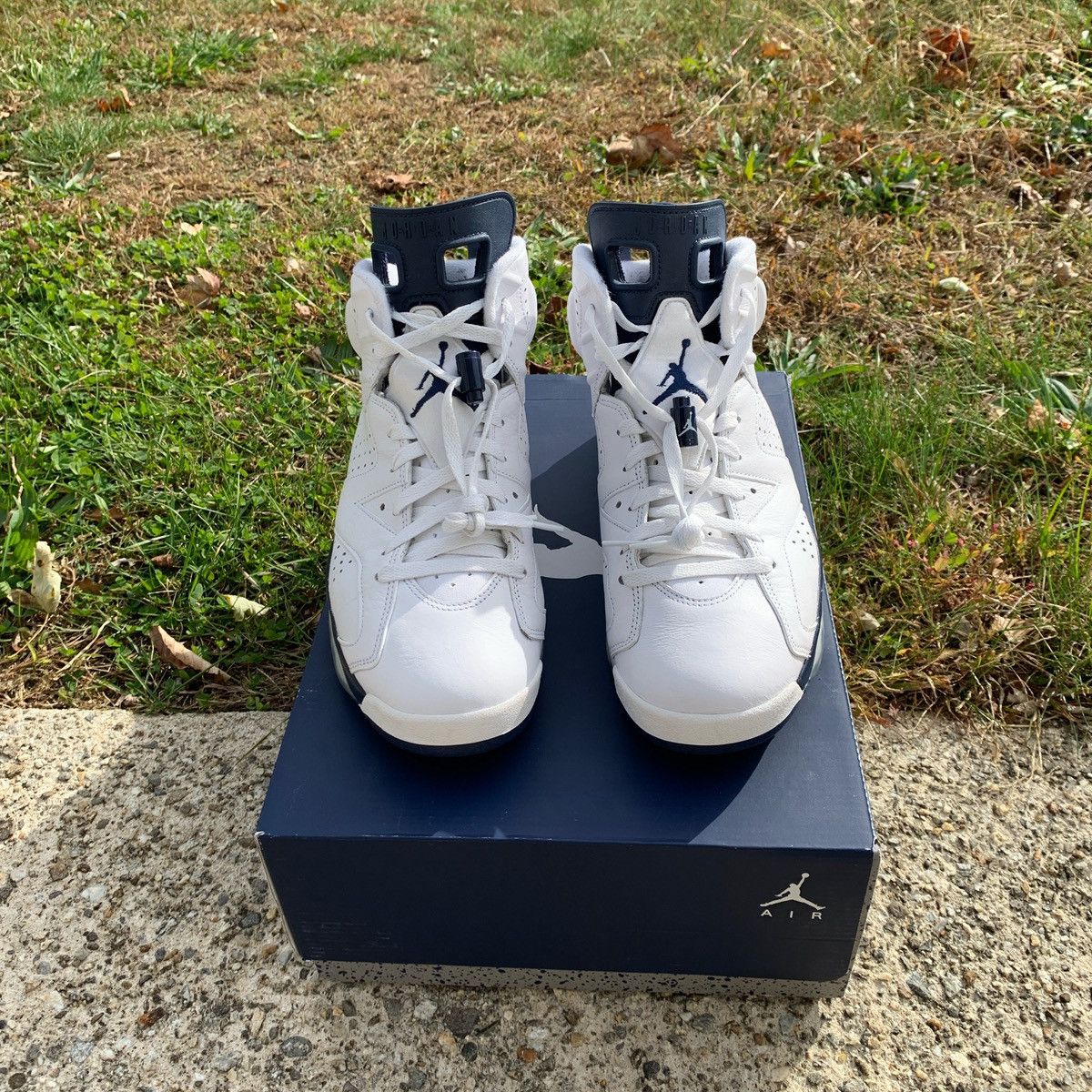 Nike Jordan 6 white/midnight navy Size US 11 / EU 44 - 1 Thumbnail