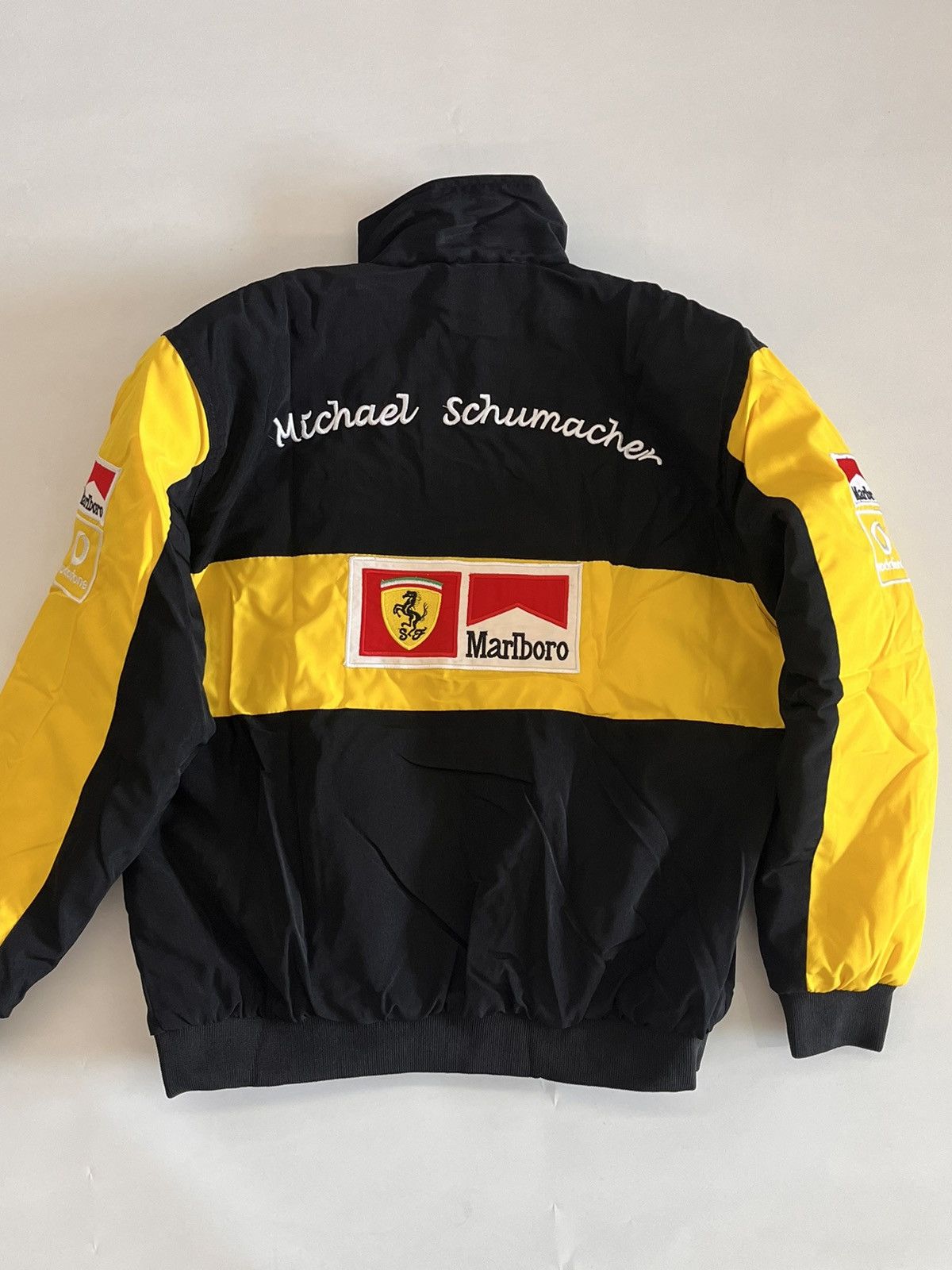 Ferrari Black/Yellow Ferrari Formula 1 Jacket Vintage Style Size US XL / EU 56 / 4 - 5 Thumbnail