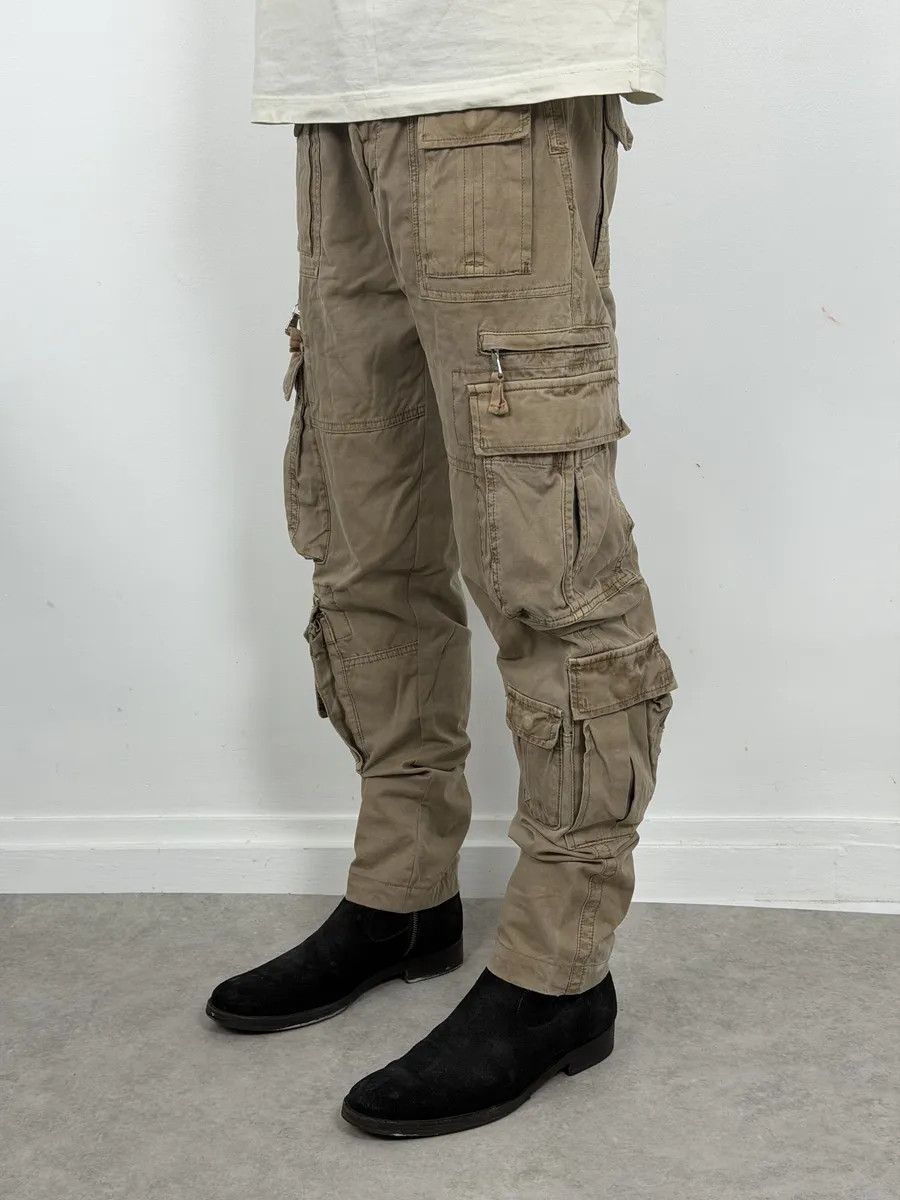 Dolce & Gabbana FW2006 Dolce & Gabbana Beige Multi Pockets Cargo Pants Size US 32 / EU 48 - 3 Thumbnail