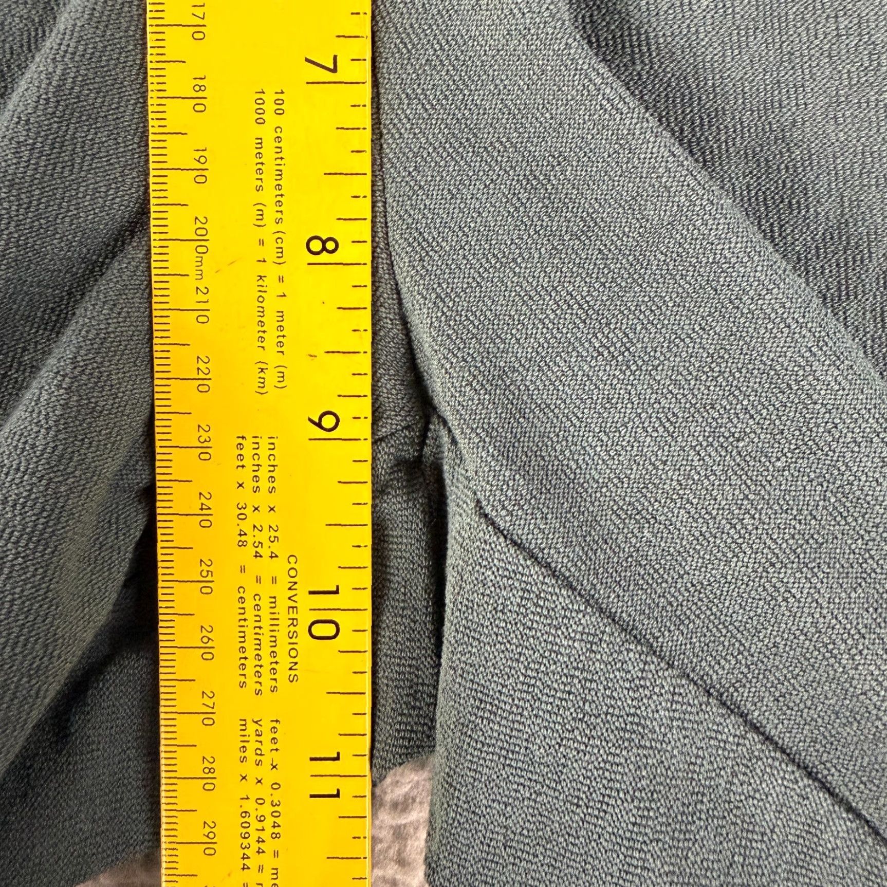 Eileen Fisher Eileen Fisher Cropped Pants Women Large Green Straight Leg Pull On Elastic Waist Size 36" / US 14 / IT 50 - 5 Thumbnail