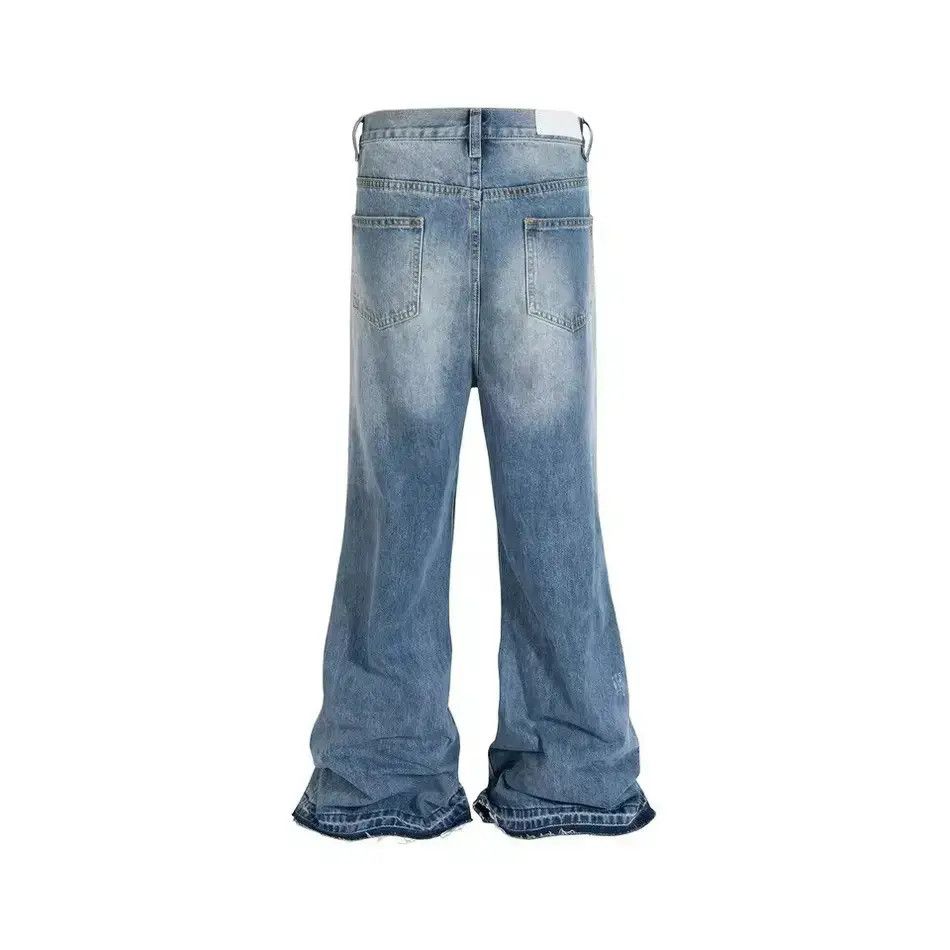 Japanese Brand Tassel Frayed Damaged Hole Baggy Jeans Size US 32 / EU 48 - 6 Thumbnail