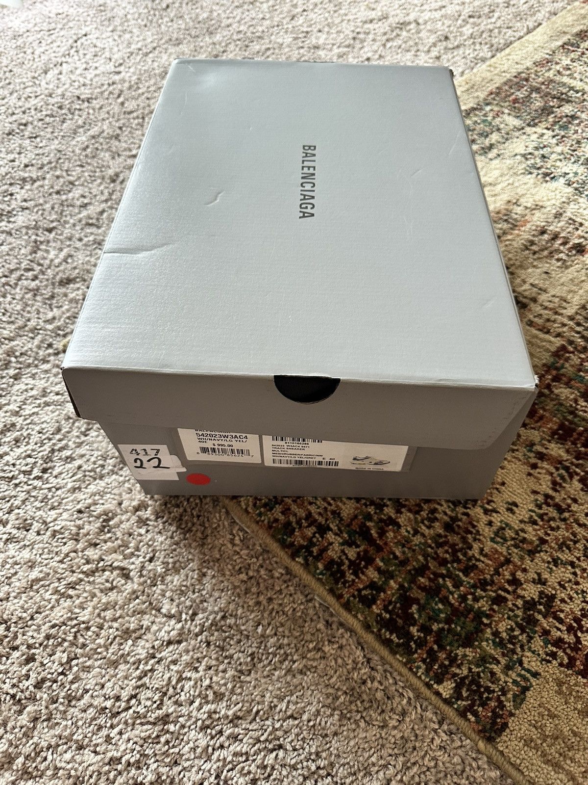 image of Balenciaga Shoes in Navy, Men's (Size 8)