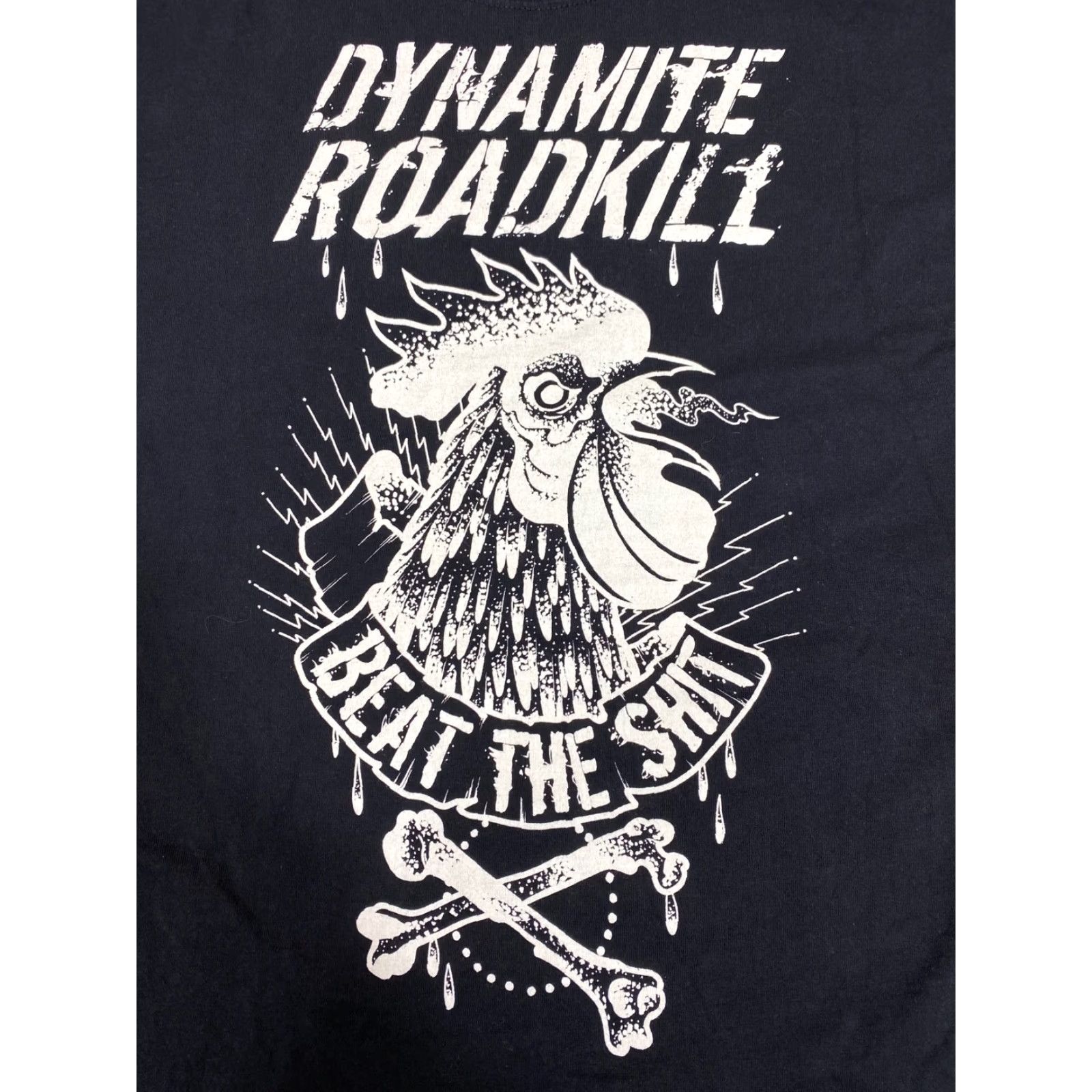 Fruit Of The Loom VINTAGE Fruit of the Loom Rooster Graphic Shirt L Black Men 90s Crew Neck Short Sleeve Cotton Logo Size US L / EU 52-54 / 3 - 2 Thumbnail