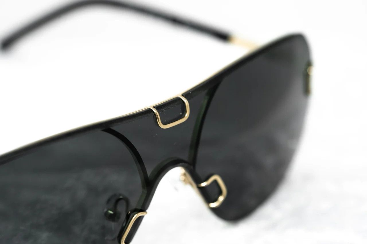 Yohji Yamamoto Yohji Yamamoto Sunglasses Gold and Grey Size ONE SIZE - 6 Thumbnail