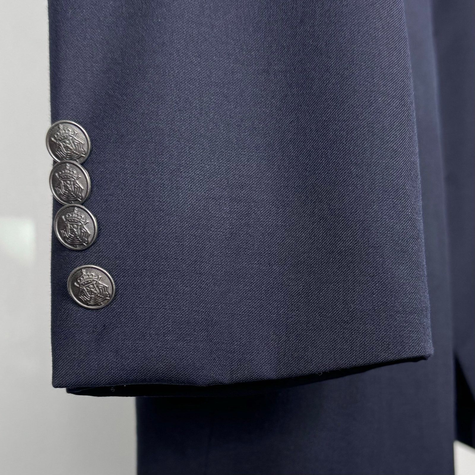 Michael Kors MICHAEL MICHAEL KORS Men's Sport Coat Blazer Two-Button Navy Size 46R - 6 Thumbnail