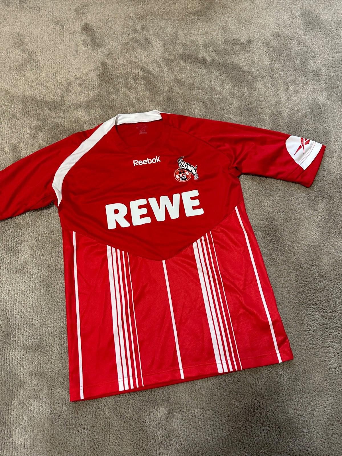 Reebok KOLN 2010 2011 HOME FOOTBALL SHIRT SOCCER JERSEY REEBOK sz L Size US L / EU 52-54 / 3 - 2 Thumbnail