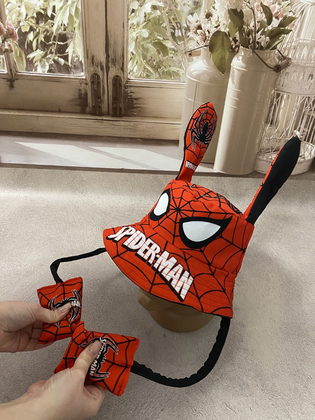 Japanese Brand × Vintage Spider Man Futuristic y2k Panama Hat Size ONE SIZE - 2 Thumbnail