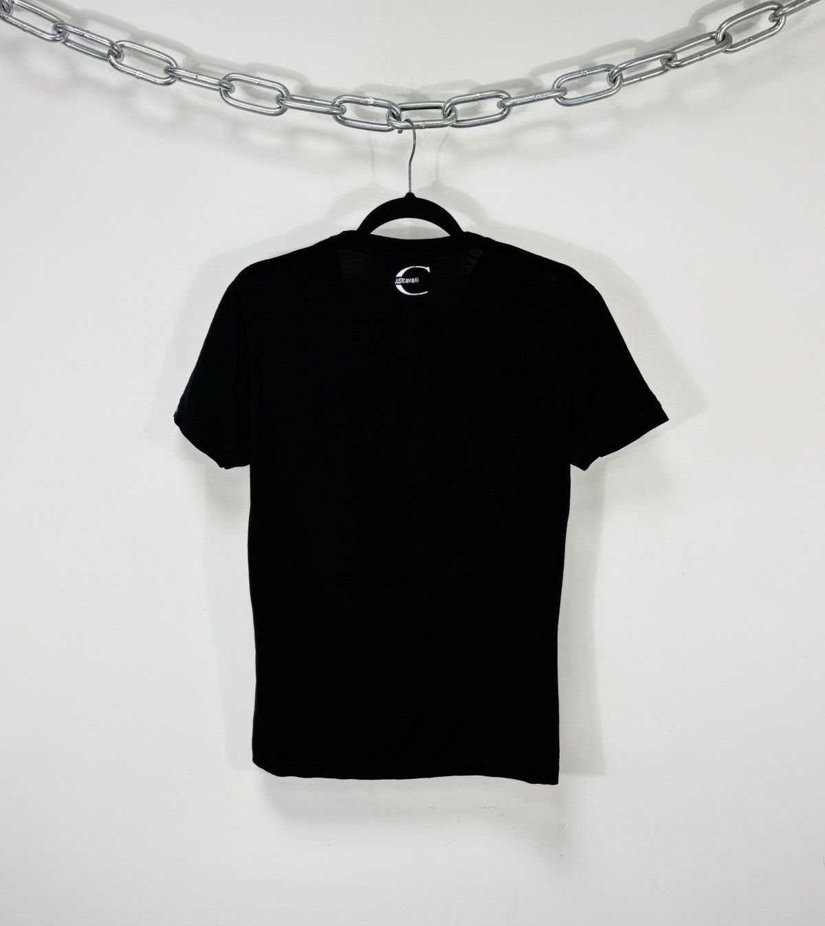 Just Cavalli Just Cavalli Women’s Big Eagle Logo Luxury Black T-Shirt Tee Size L / US 10 / IT 46 - 10 Thumbnail