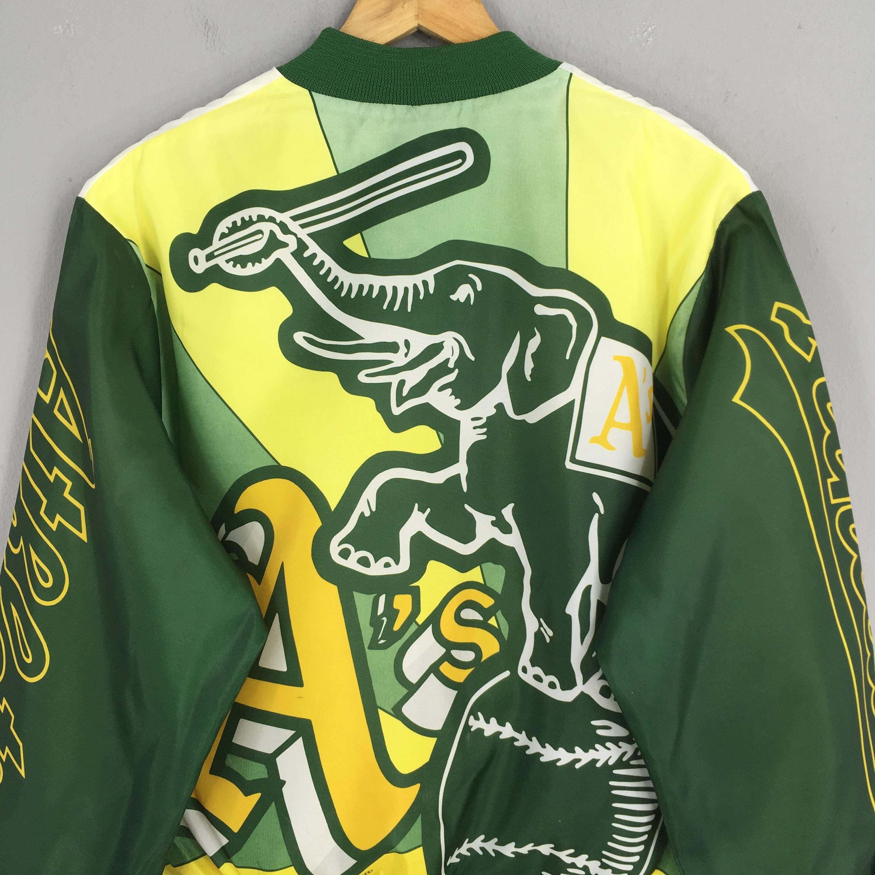 Chalk Line Vintage 90s Oakland Athletics MLB Fanimation Jacket Large Size US L / EU 52-54 / 3 - 2 Thumbnail