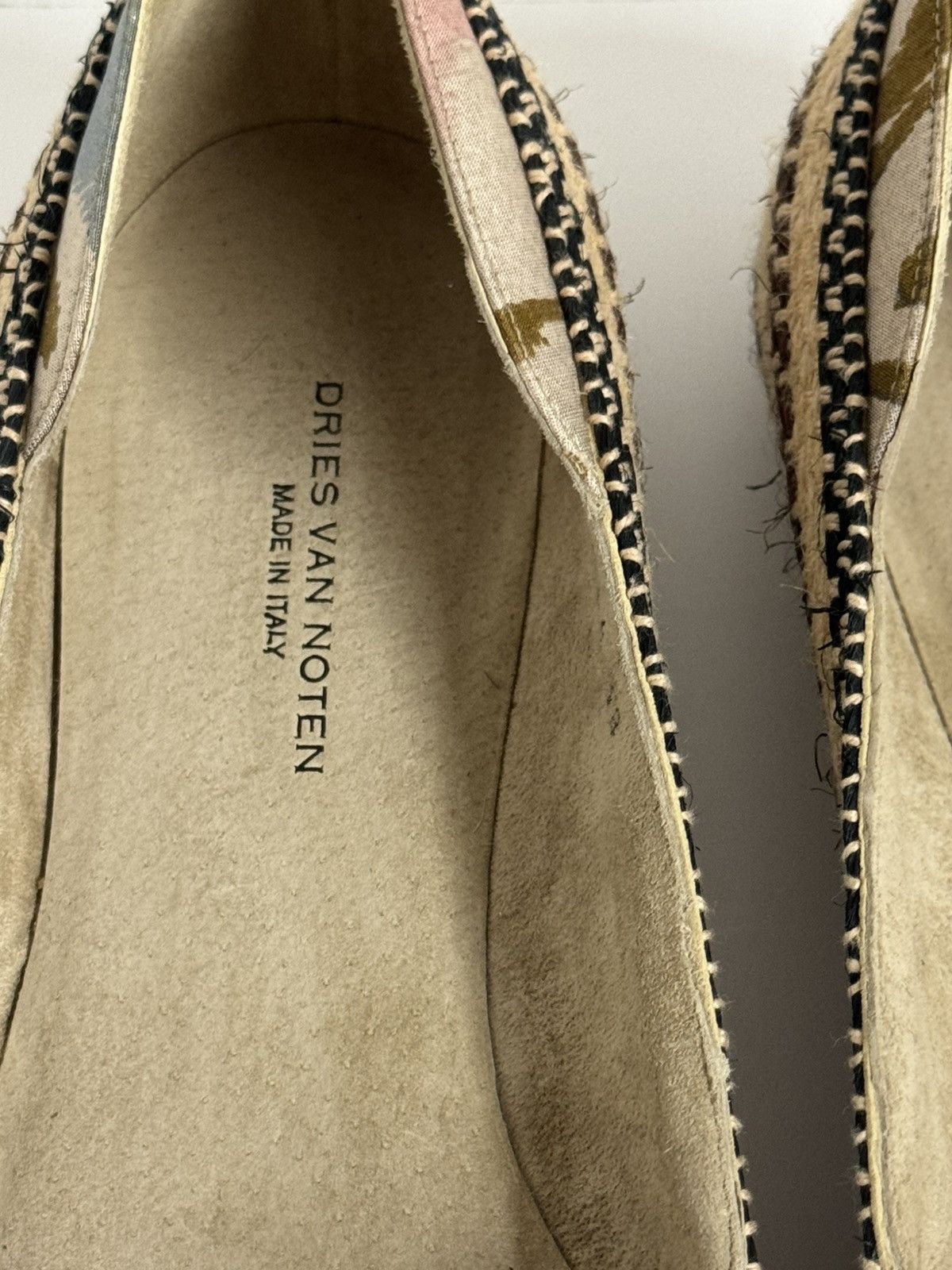 Dries Van Noten Dries Van Noten Printed Espadrille Flats Size 38 Size US 8 / IT 38 - 3 Thumbnail