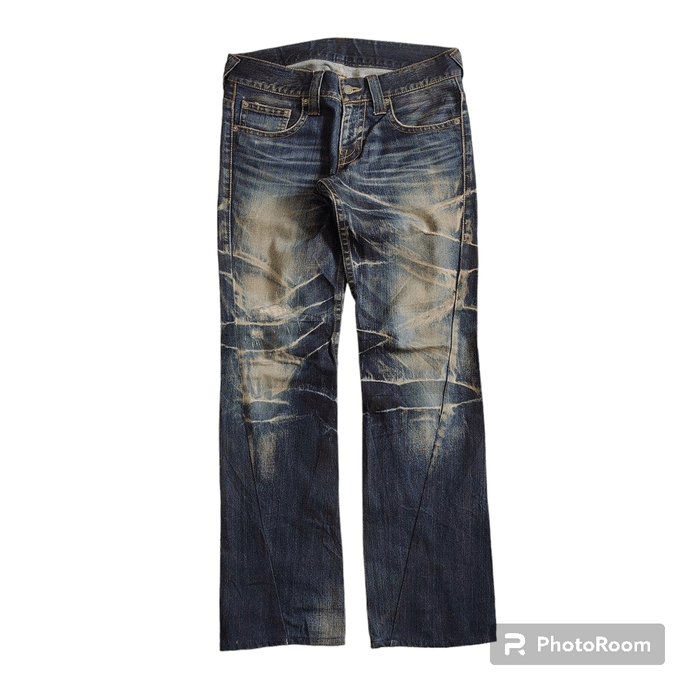 Japanese Brand Tornado Mart Japan denim fading spider acid | Grailed