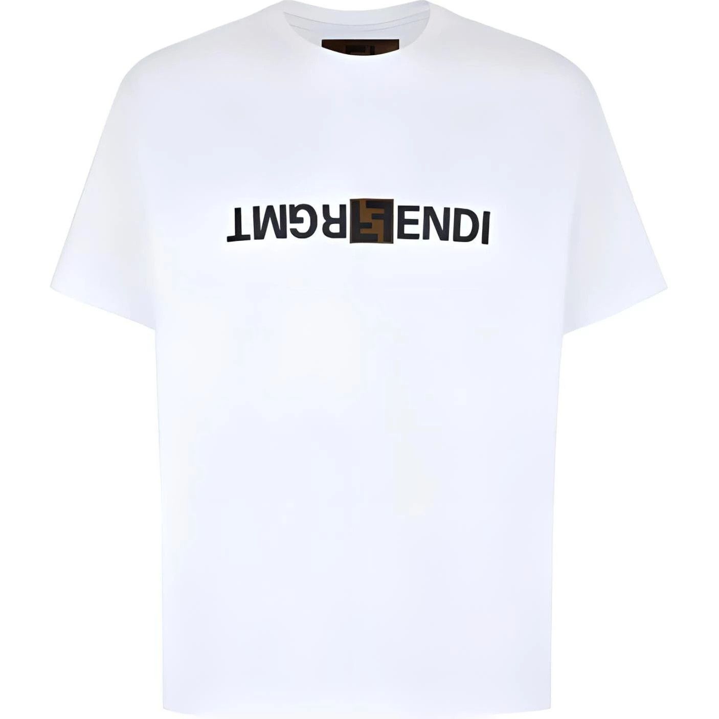 Fendi o1w1db10325 FY1144 T-Shirt in White Size US S / EU 44-46 / 1 - 1 Thumbnail