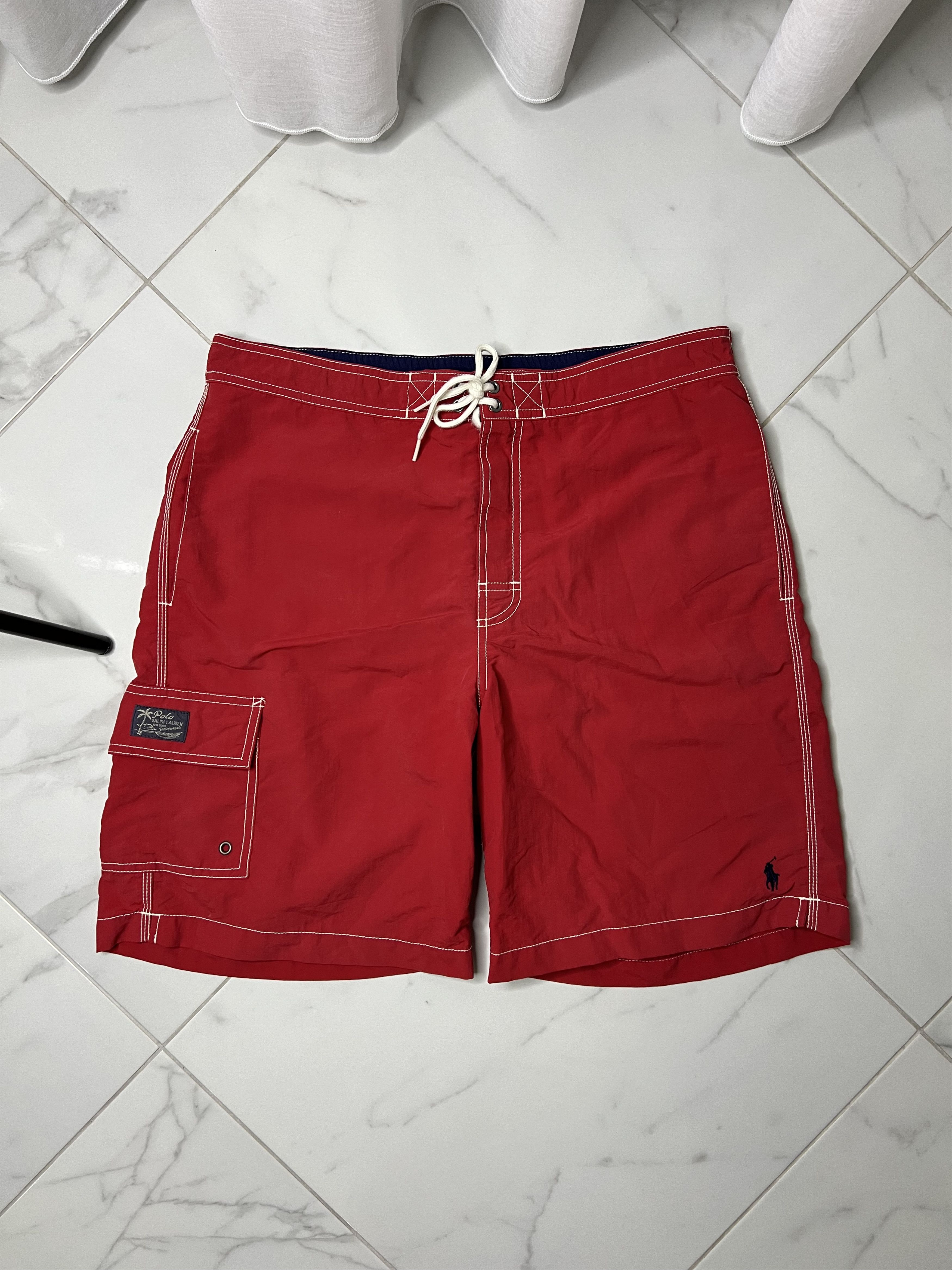 Polo Ralph Lauren × Vintage Polo Ralph Lauren men’s vintage nylon shorts Size US 32 / EU 48 - 1 Thumbnail
