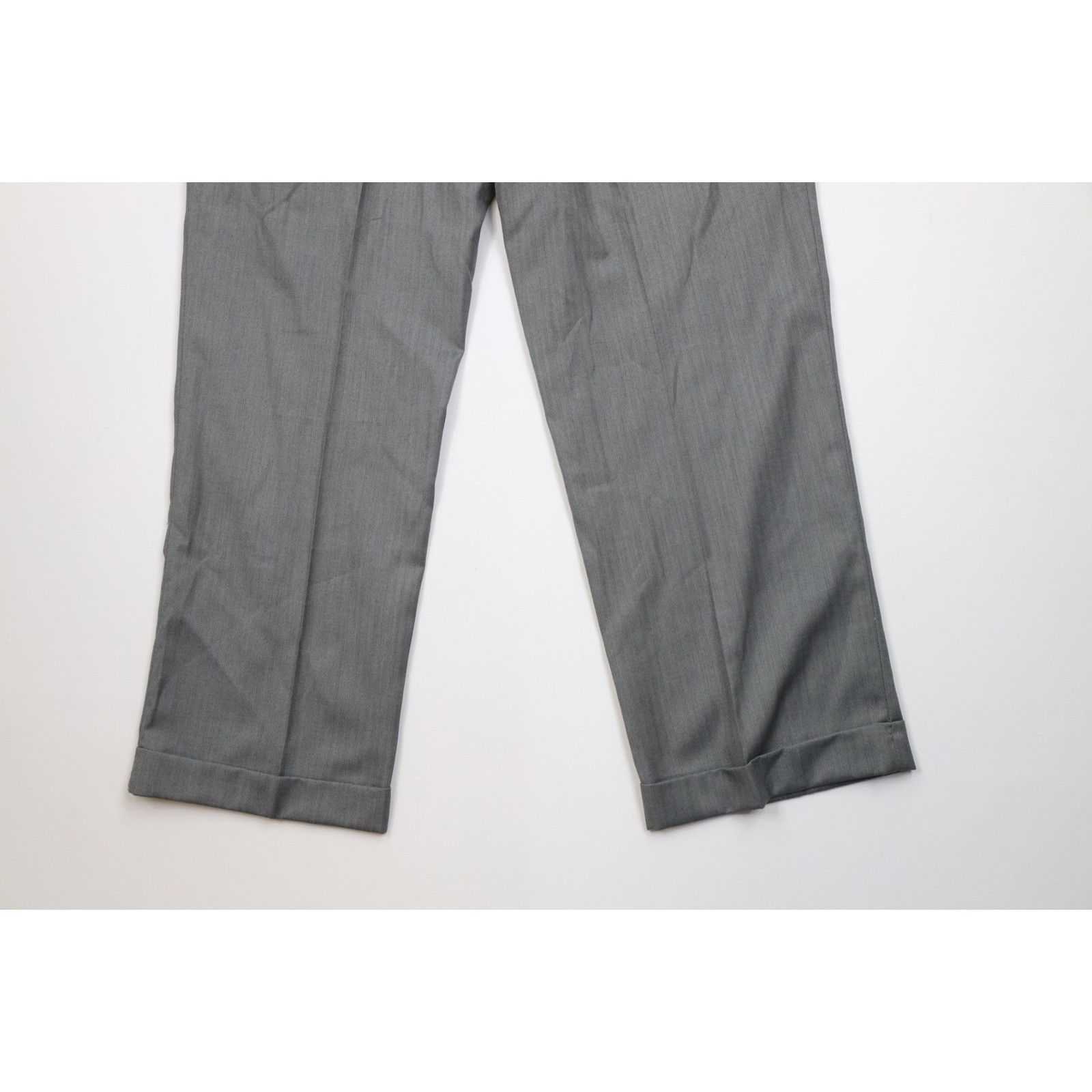Polo Ralph Lauren Vintage 90s Ralph Lauren Herringbone Wide Leg Chino Pants Size US 36 / EU 52 - 10 Thumbnail