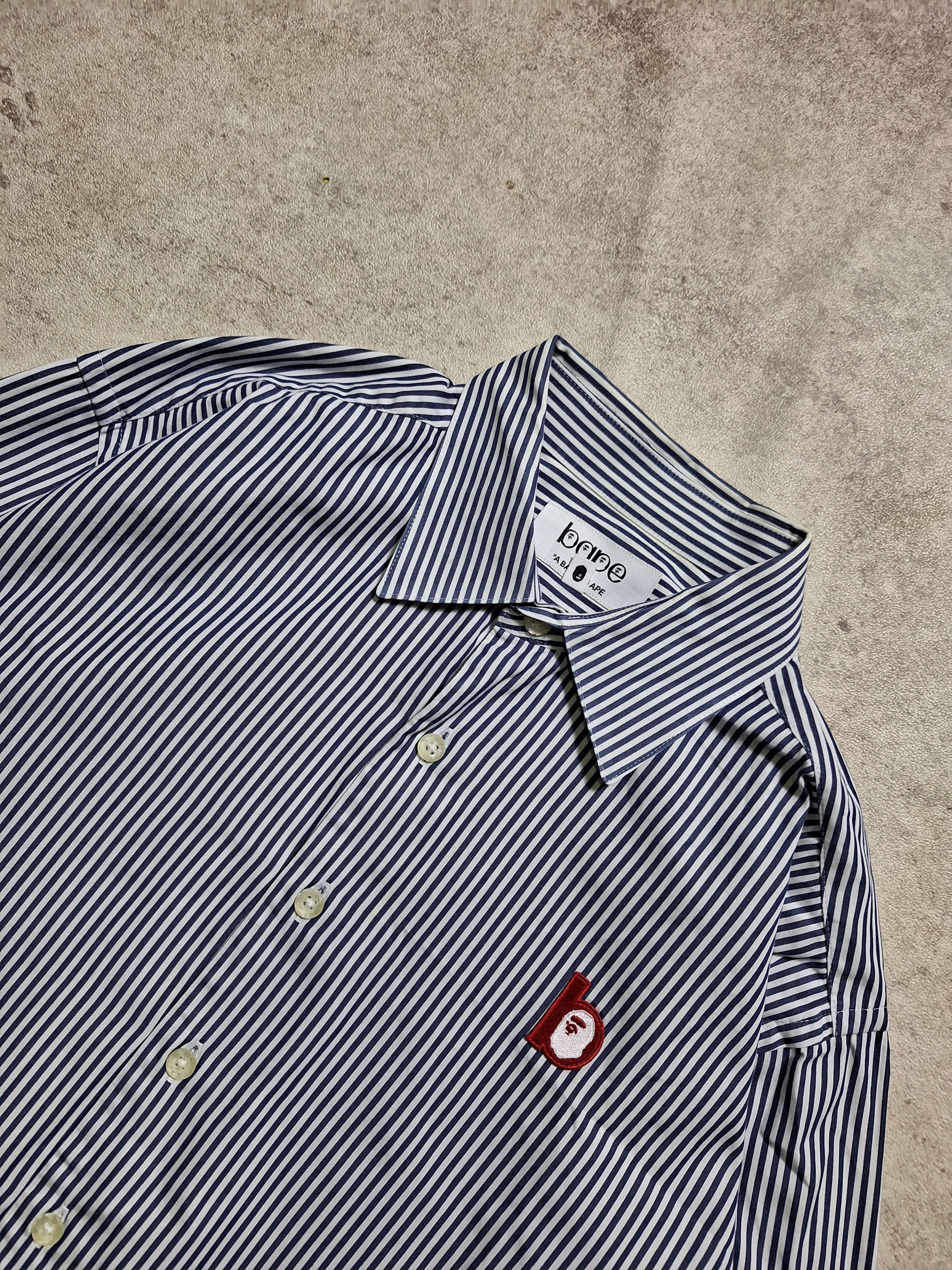 Bape B Stripe Shirt Size US M / EU 48-50 / 2 - 2 Thumbnail