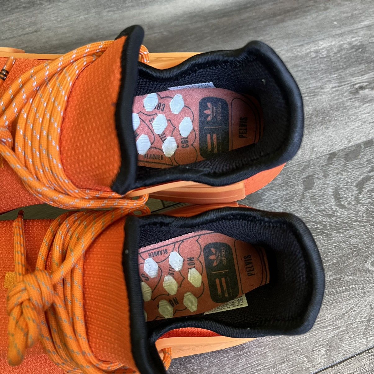 Adidas × Pharrell adidas Pharrell Williams Orange NMD Hu Sneakers GY0095 10.5 Size US 10.5 / EU 43-44 - 8 Thumbnail