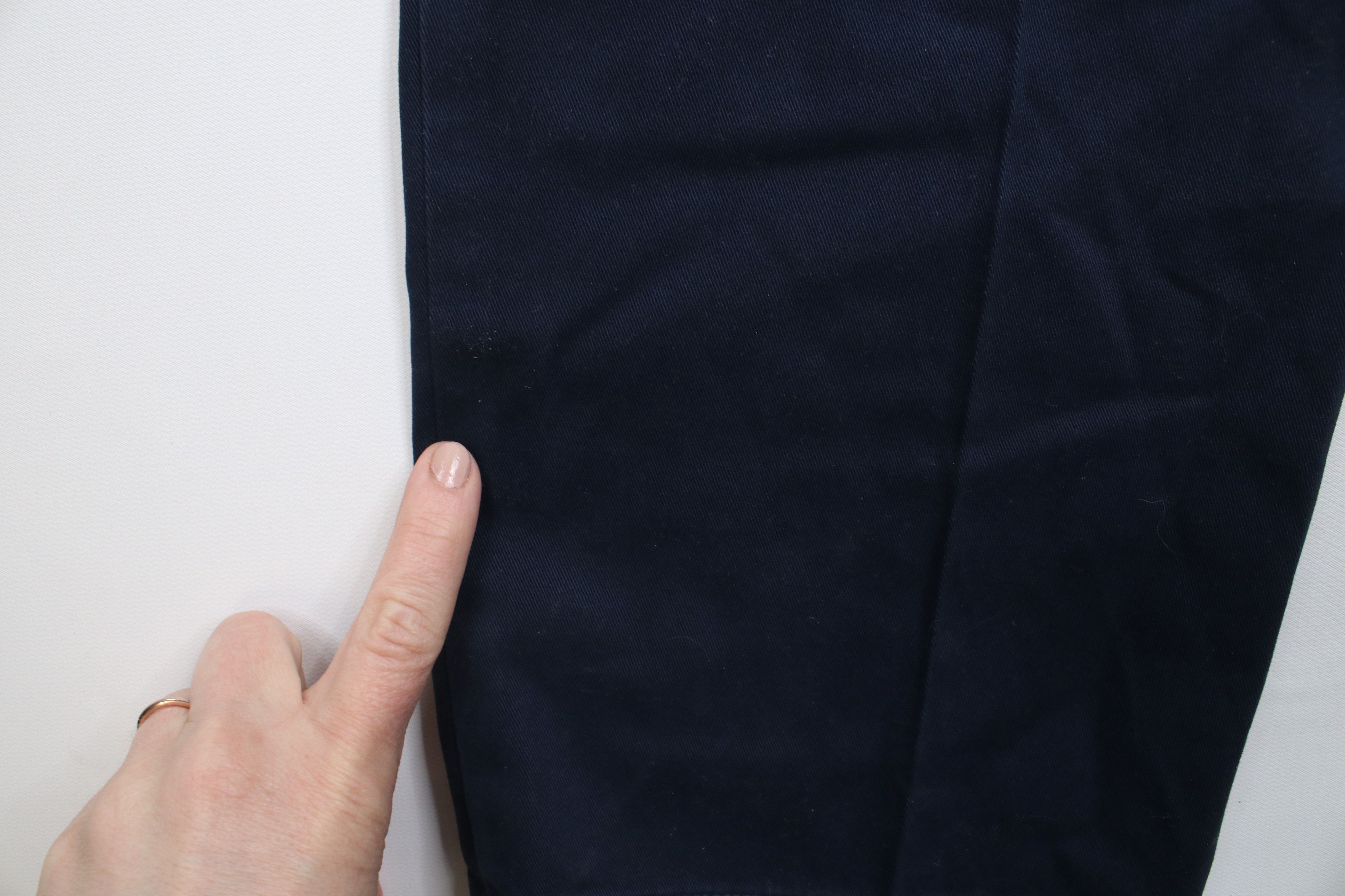 Vintage 90s Ralph Lauren Leg Chino Pants Blue Cotton