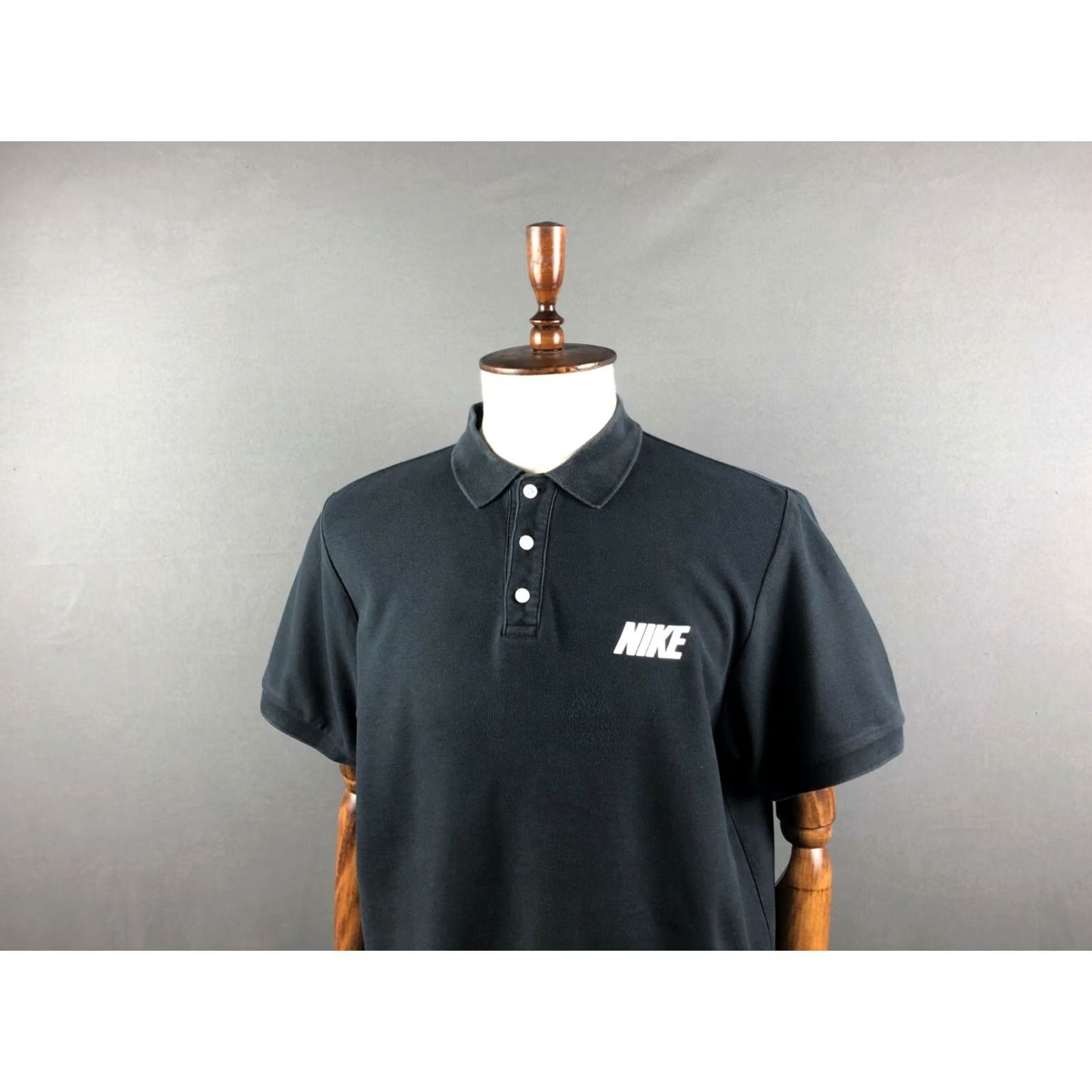 Nike Nike Polo Shirt Adult XL Black Cotton Size US XL / EU 56 / 4 - 4 Thumbnail