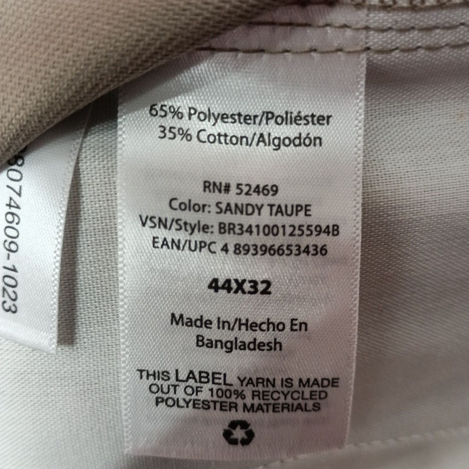 Other Brahma Men's Work Tough Pants Size 44x32 Sandy Taupe Relaxed Size US 44 / EU 60 - 6 Thumbnail