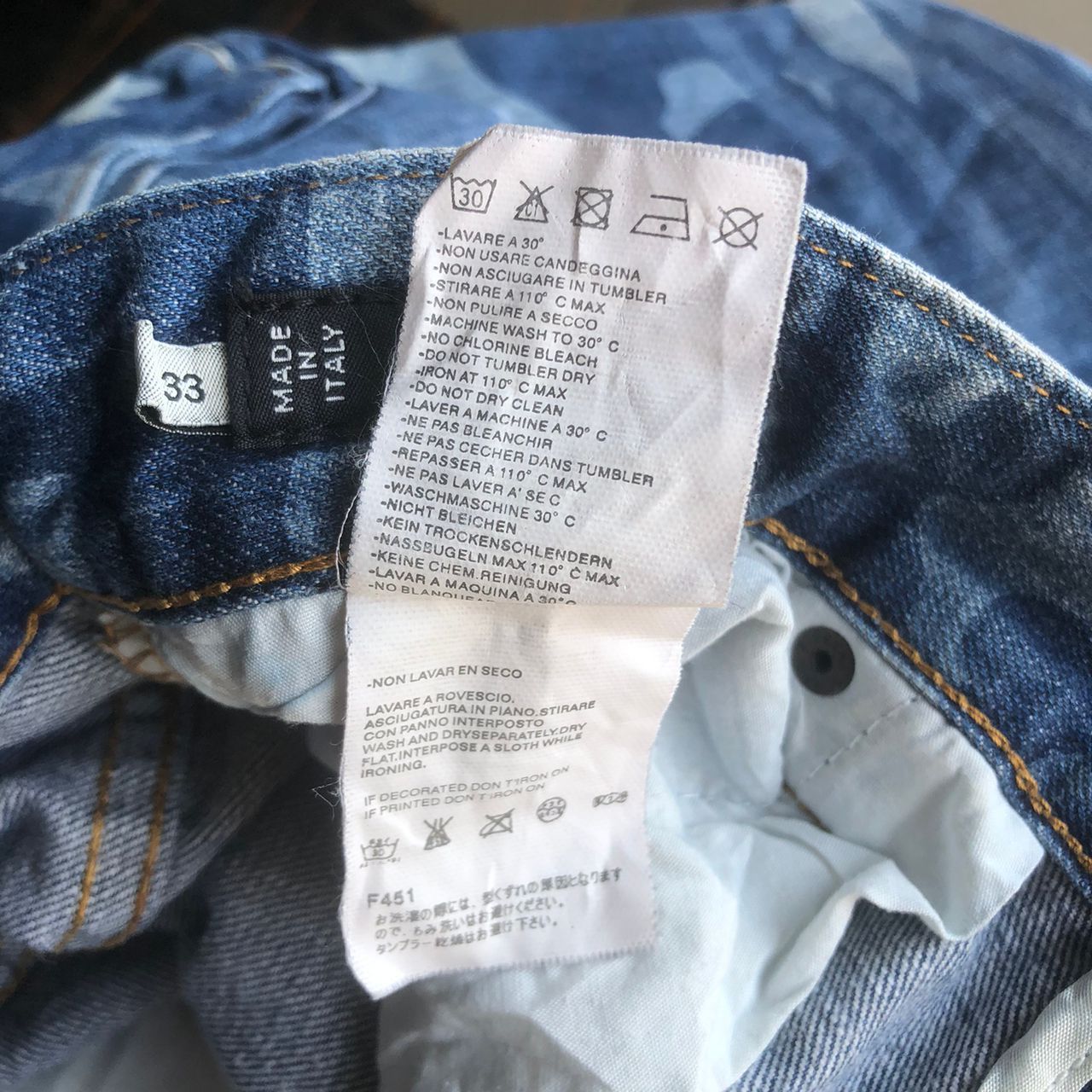 Dsquared2 × Vintage 🇮🇹 Vintage Dsquared2 Cargo Pants Camouflage Made In Italy Size US 33 - 5 Thumbnail