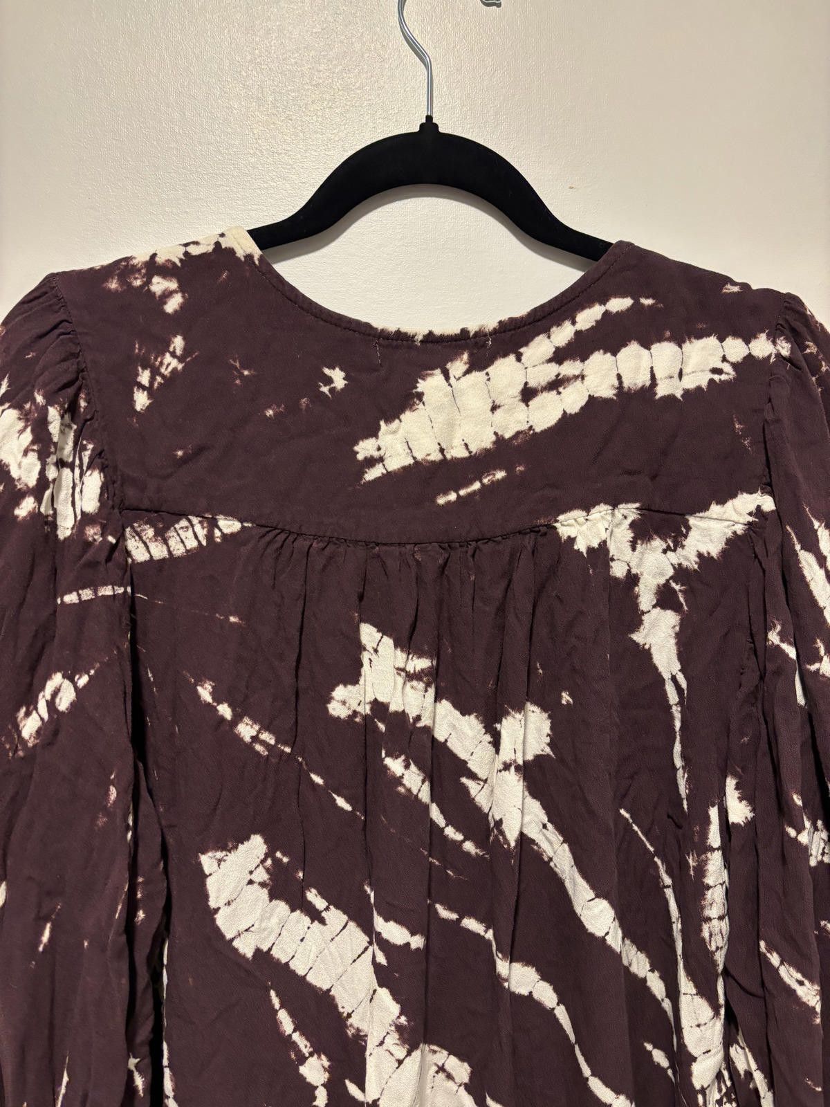 Other NEW Young Fabulous & Broke Tie-Dye Long Sleeve Blouse Size S / US 4 / IT 40 - 6 Thumbnail