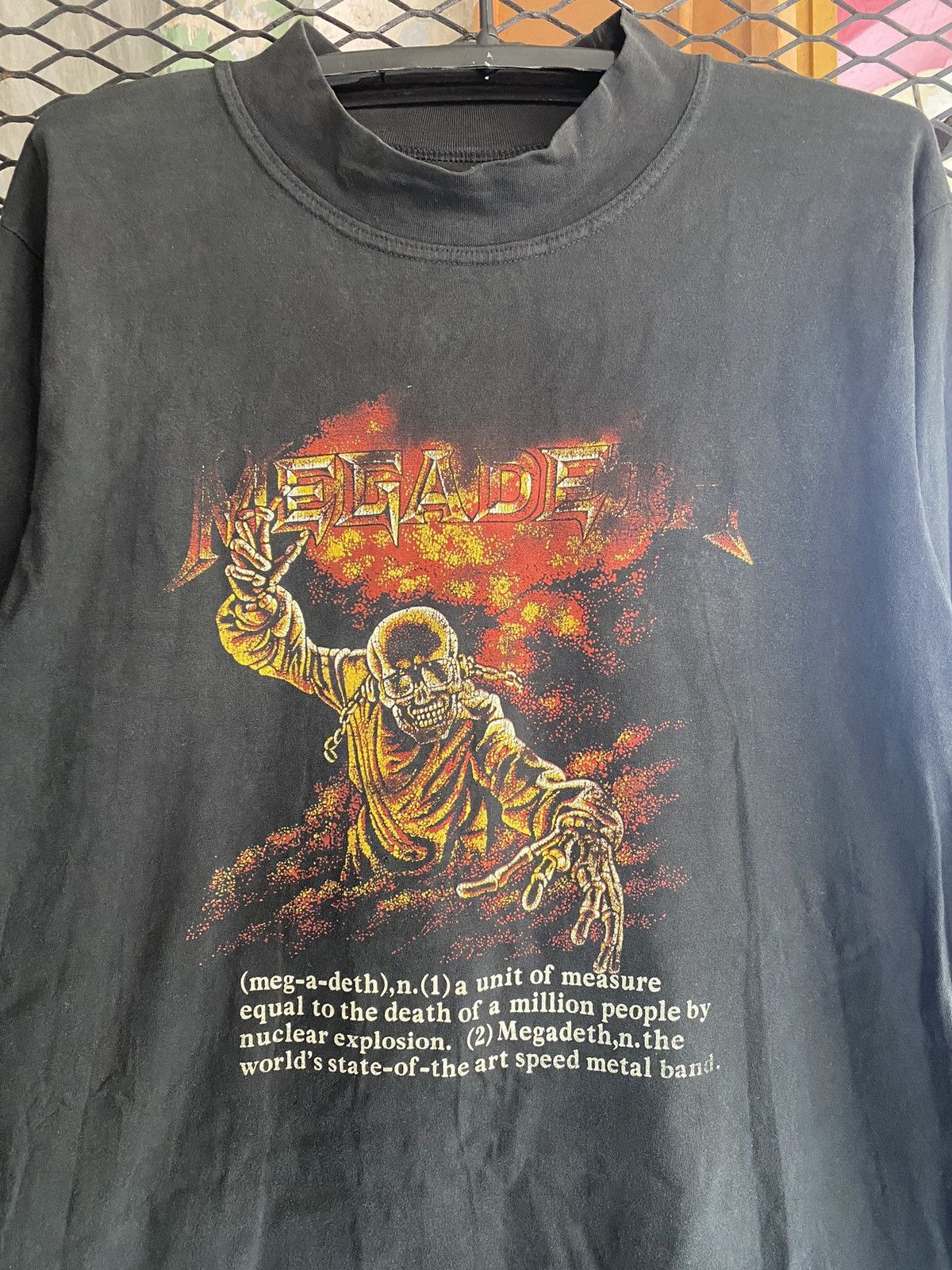 image of Band Tees x Megadeth VTG Megadeath Band T Shirt in Black, Men's (Size Medium)