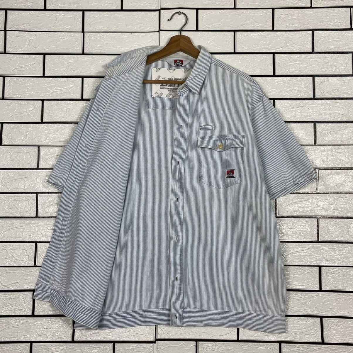 Ben Davis 🔥VINTAGE HICKORY CHORE JACKET STRIPED BEN DAVIS Size US XL / EU 56 / 4 - 12 Thumbnail