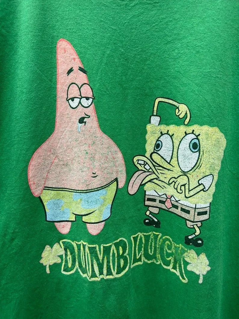 Cartoon Network Vintage 2002 SpongeBob Cartoon tshirt size XL Size US XL / EU 56 / 4 - 3 Thumbnail