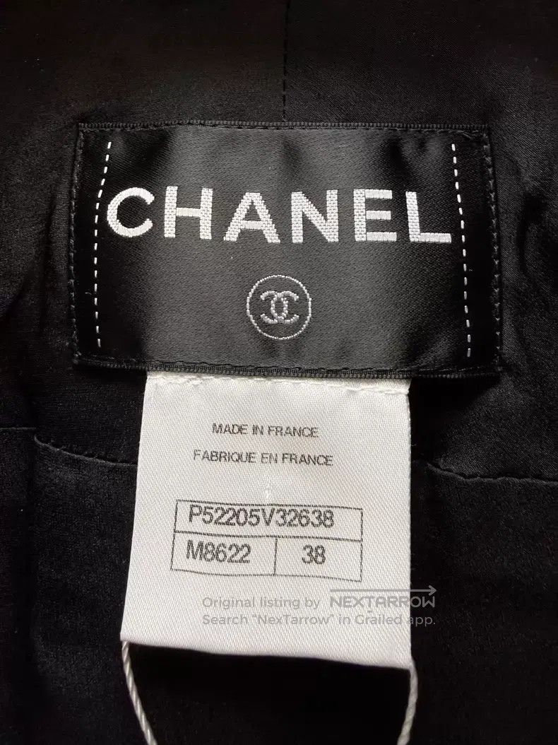 Chanel Chanel Plaid knitted jacket Size XS / US 0-2 / IT 36-38 - 4 Thumbnail