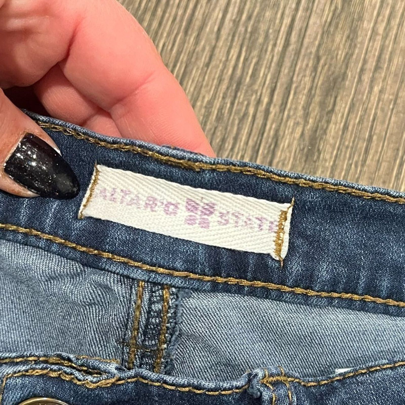 Other Altar'd State Skinny Jeans Classic Mid-Rise Whisker Denim Size 29" - 9 Thumbnail