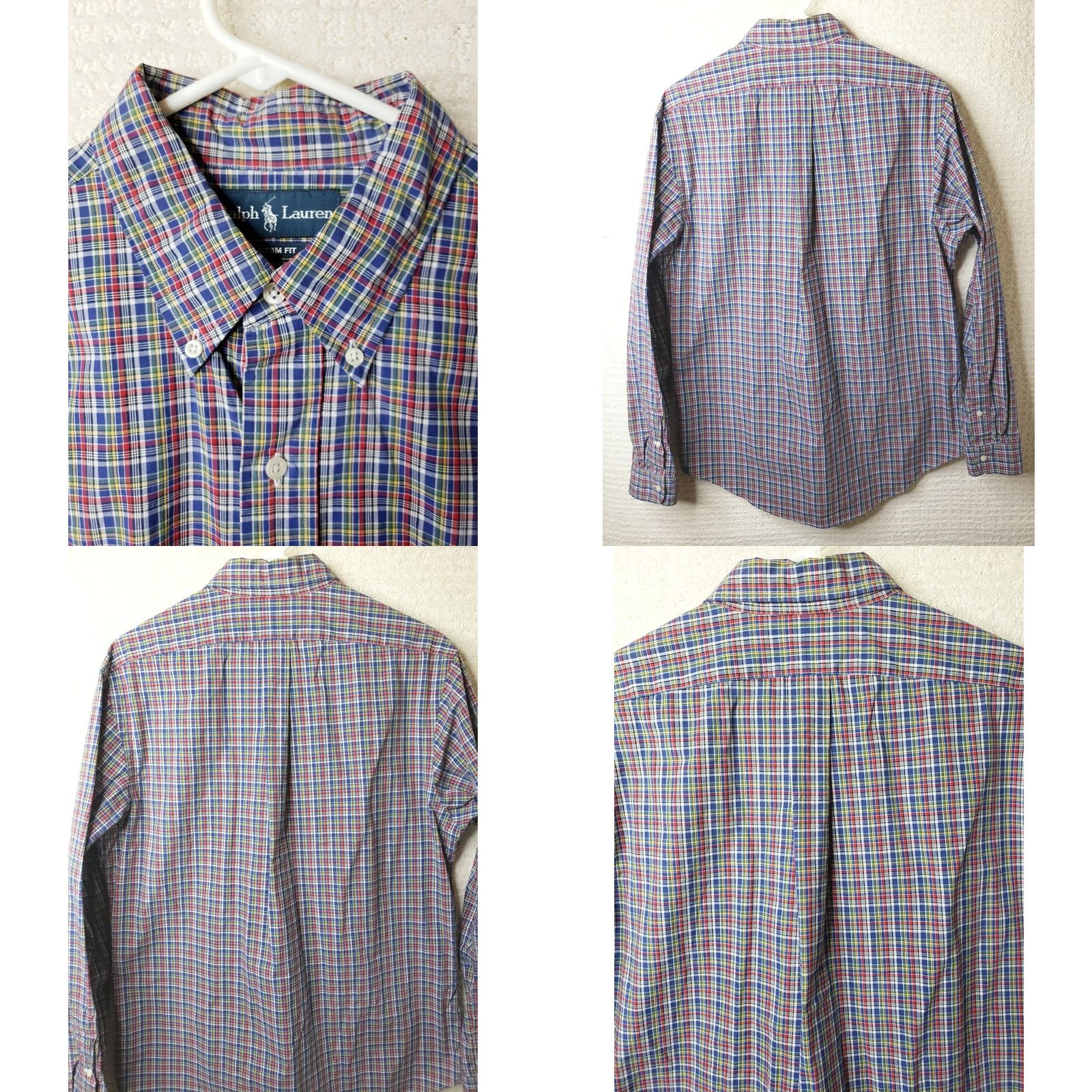 Ralph Lauren Ralph Lauren Mens Large Custom Fit L/S Button-Down Multicolor Plaid Shirt Size US L / EU 52-54 / 3 - 8 Thumbnail