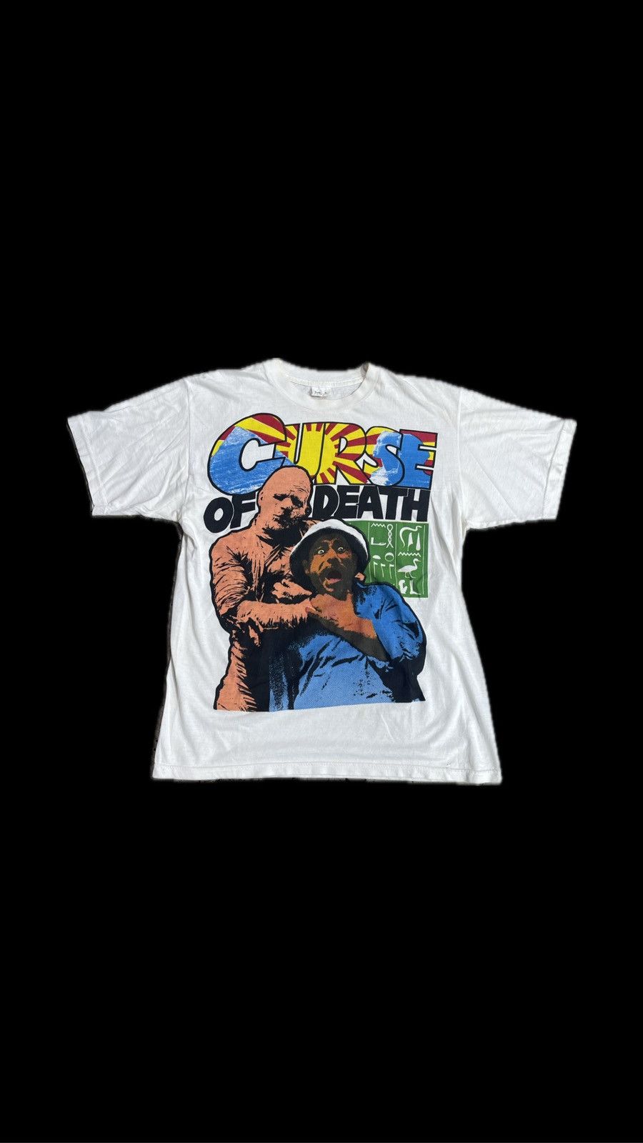 Vintage Vintage 80’s Curse of Death Tshirt Size US L / EU 52-54 / 3 - 1 Thumbnail