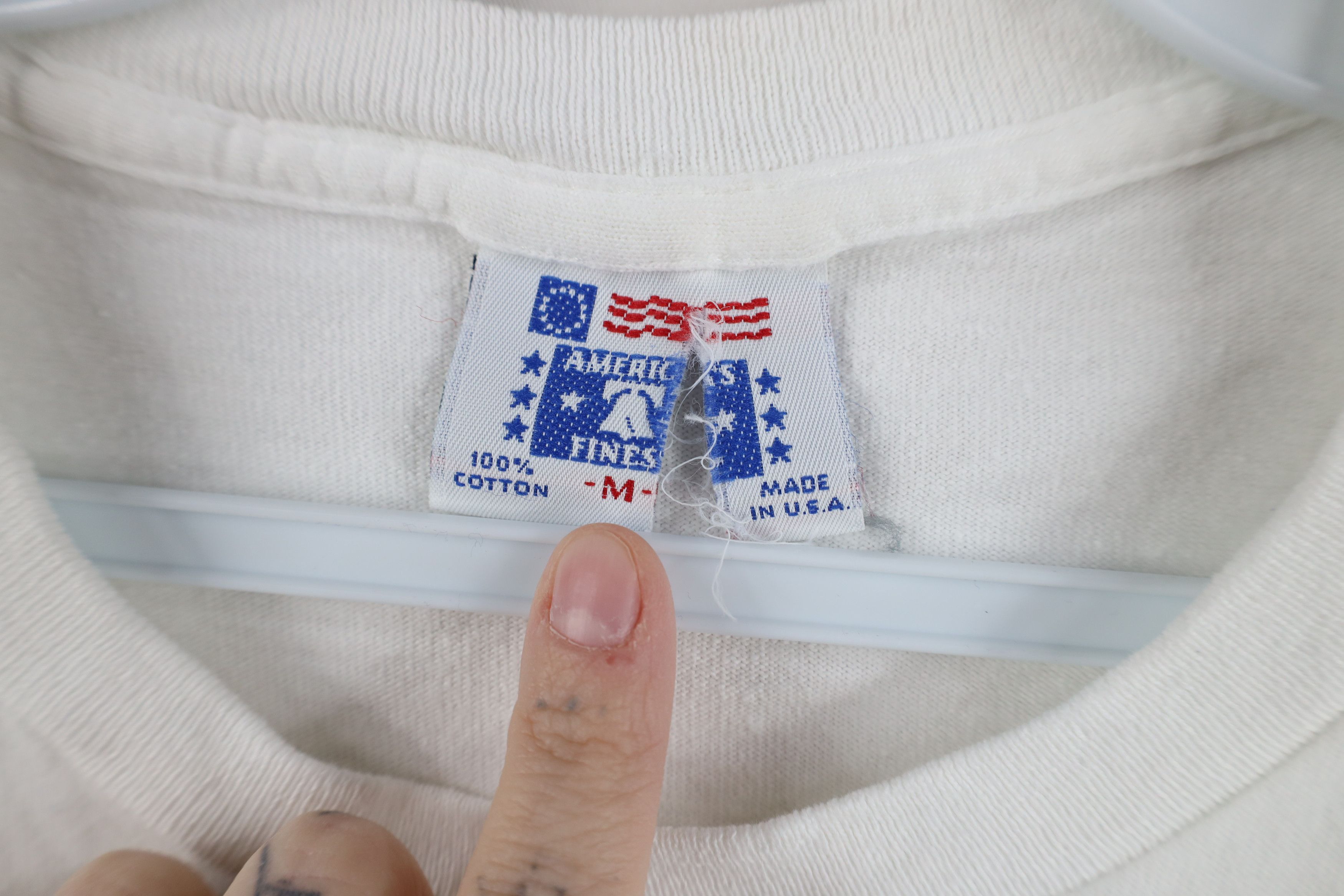 Vintage Vintage 90s Ste Marie Michigan Sailing Flags T-Shirt USA Size US M / EU 48-50 / 2 - 7 Thumbnail