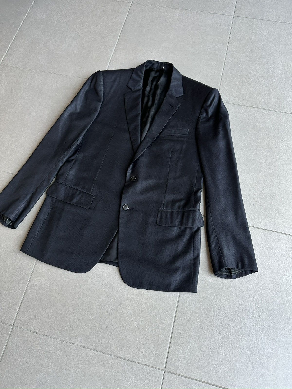 Dior × Hedi Slimane Dior Homme SS07 Glossy super 100’s wool blazer Size US M / EU 48-50 / 2 - 3 Thumbnail