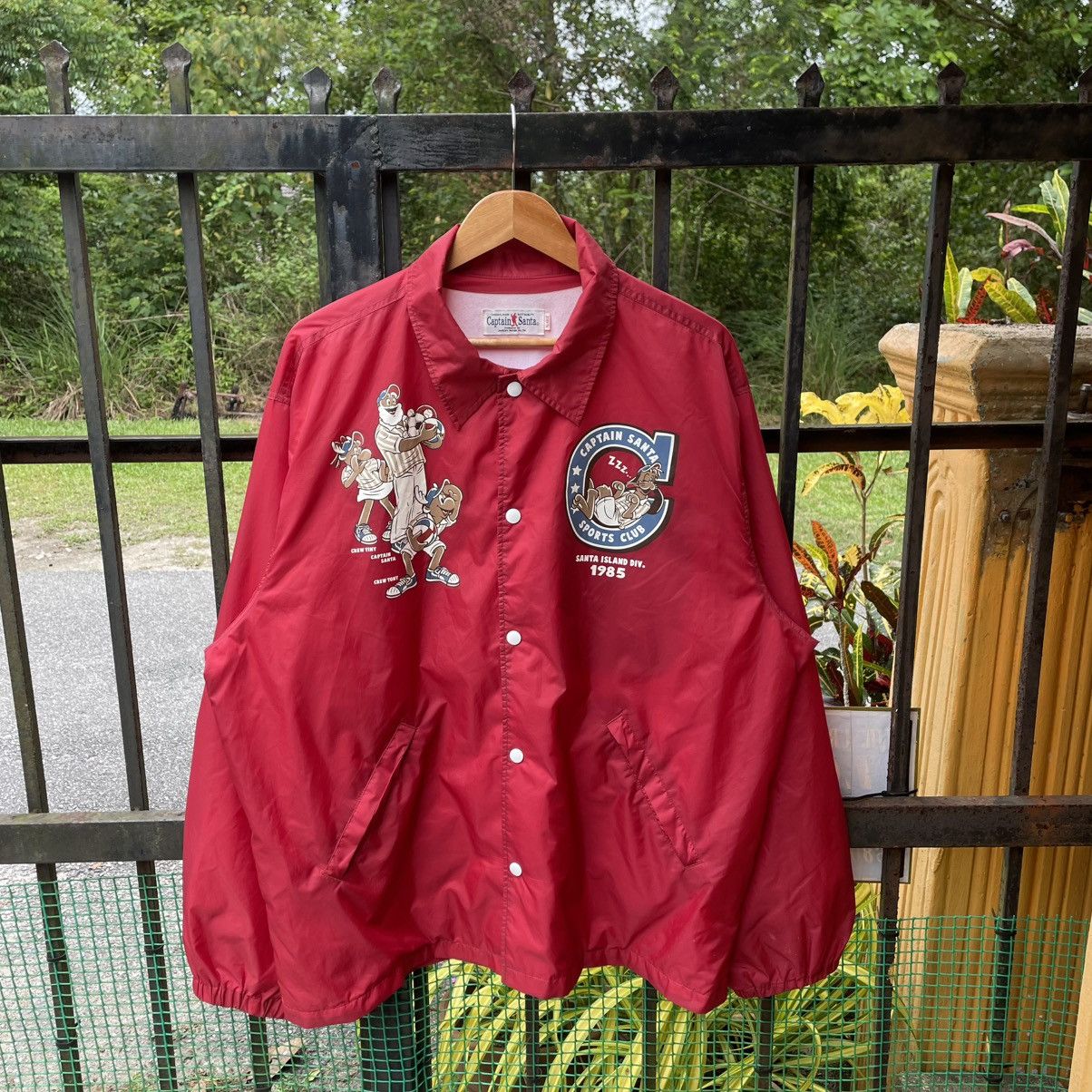 Japanese Brand × Vintage 🔥Vintage Captain Santa Big Logo Coach Light Jacket Size US XL / EU 56 / 4 - 2 Thumbnail