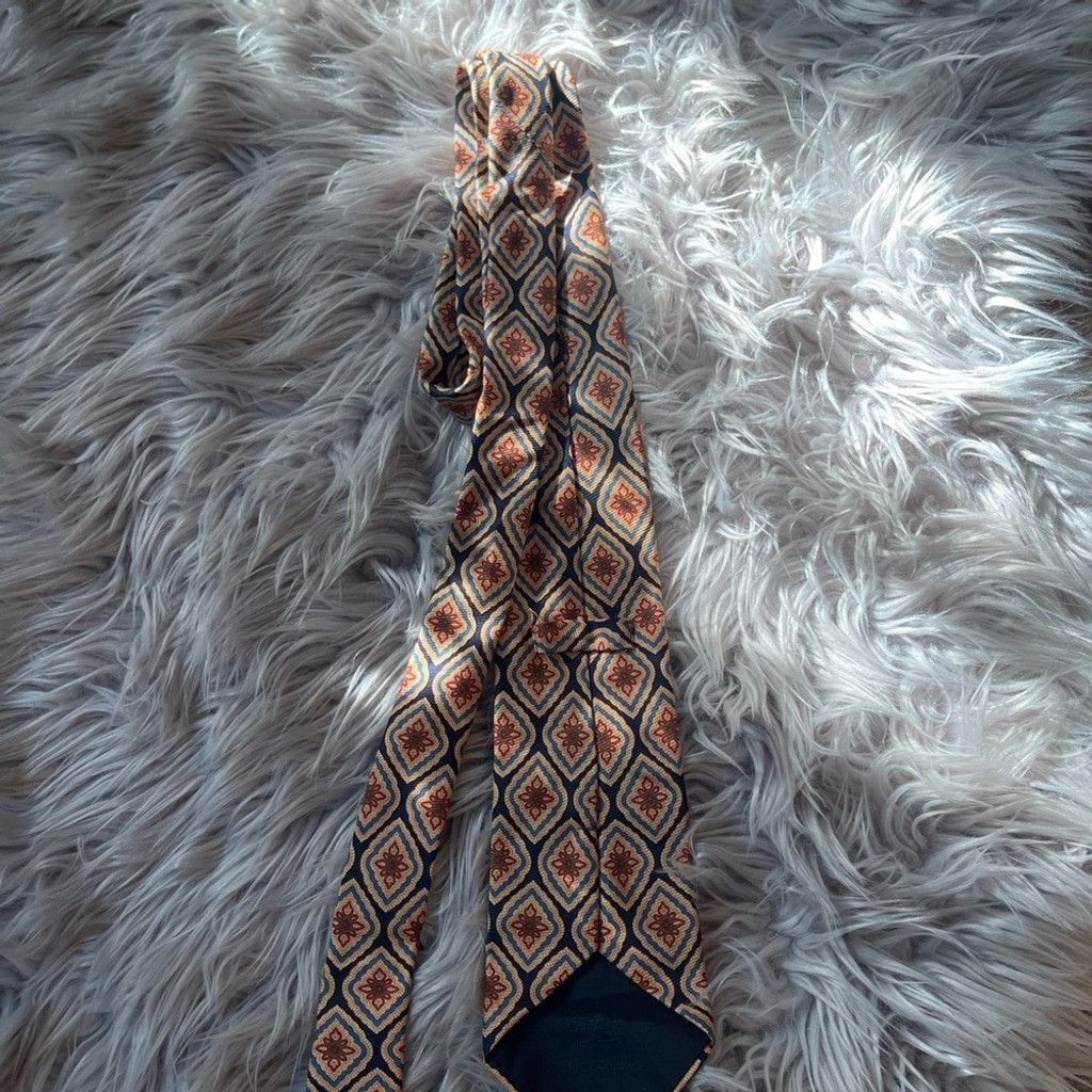 Burberry Burberry vintage Elegant Patterned Tie 100% silk Size ONE SIZE - 1 Thumbnail