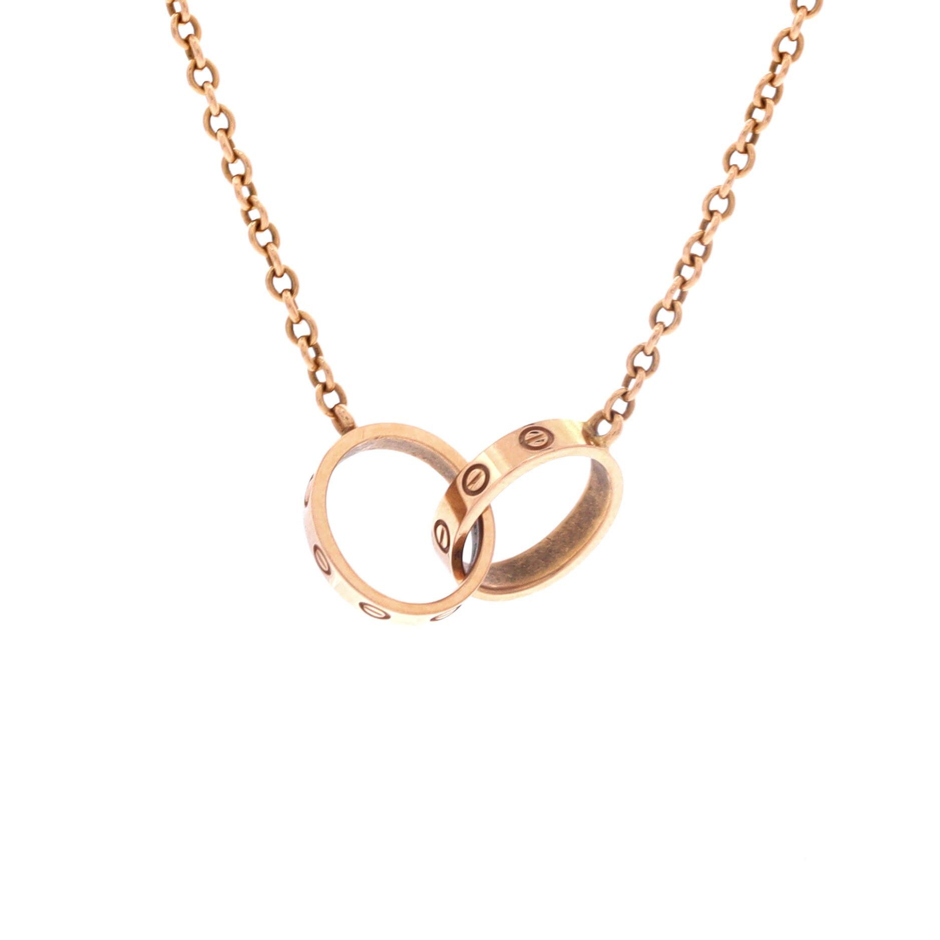 Cartier Love Interlocking Necklace Size ONE SIZE - 1 Thumbnail